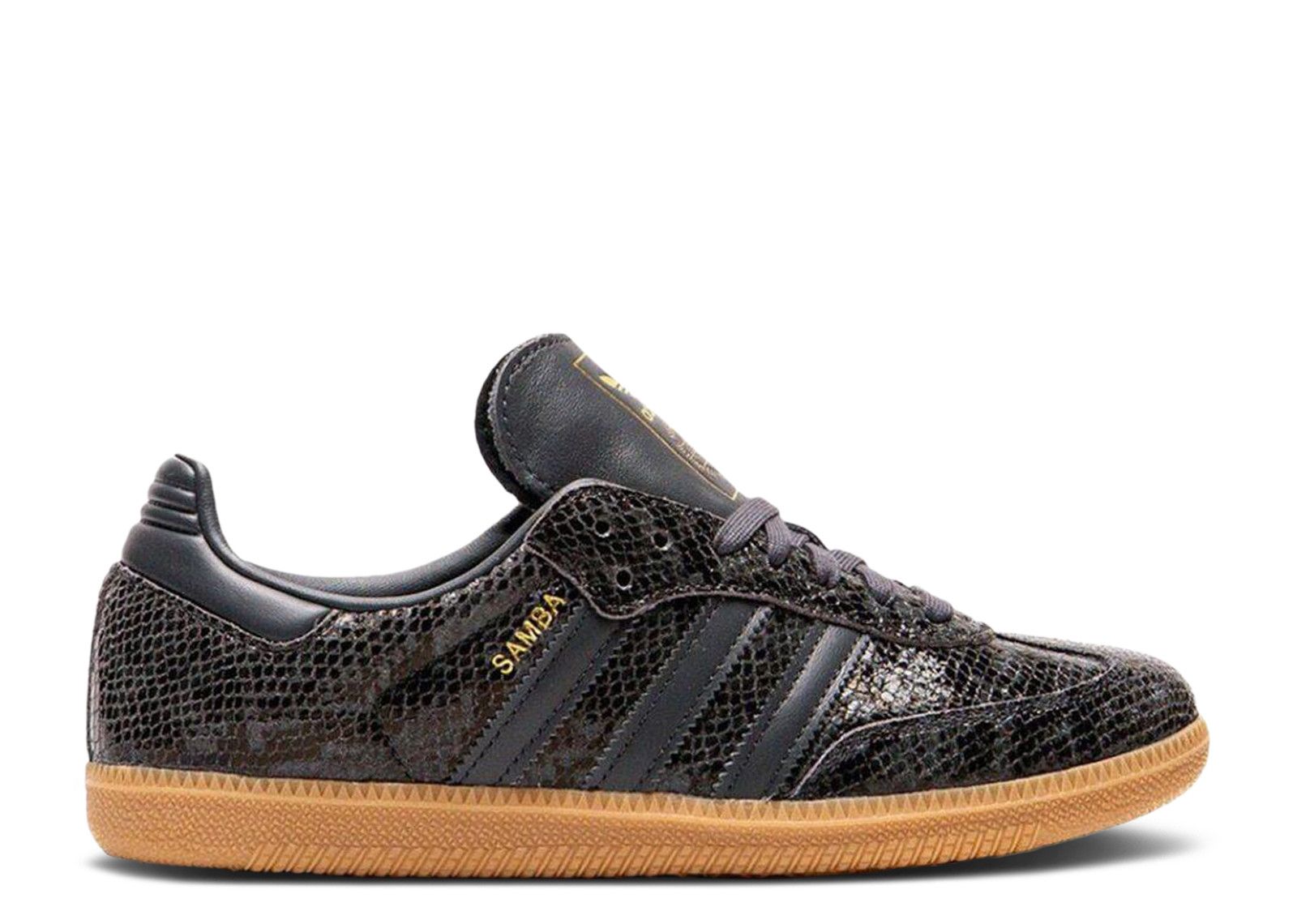 【ADIDAS】17-21 SAMBA OG C Wmns Samba OG 'Snakeskin Pack Black' - Adidas - JQ3532