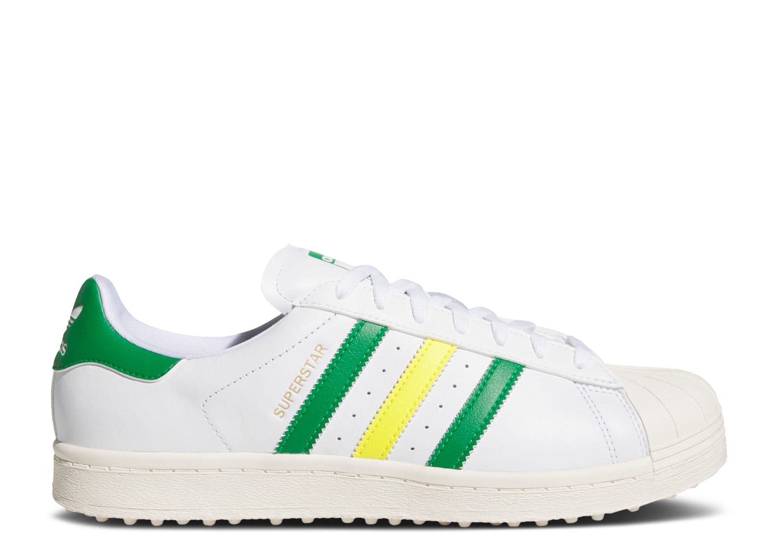 adidas gazelle silver green womens adidas Superstar Spikeless Golf Shoes White/Green/Yellow main image 1