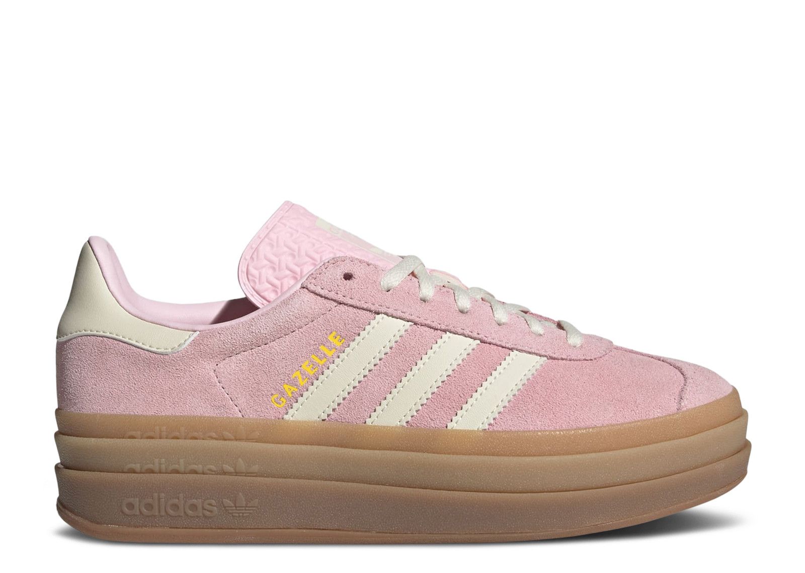 Women's adidas Originals Gazelle Bold Shoes Clear Pink - 9 / Pink