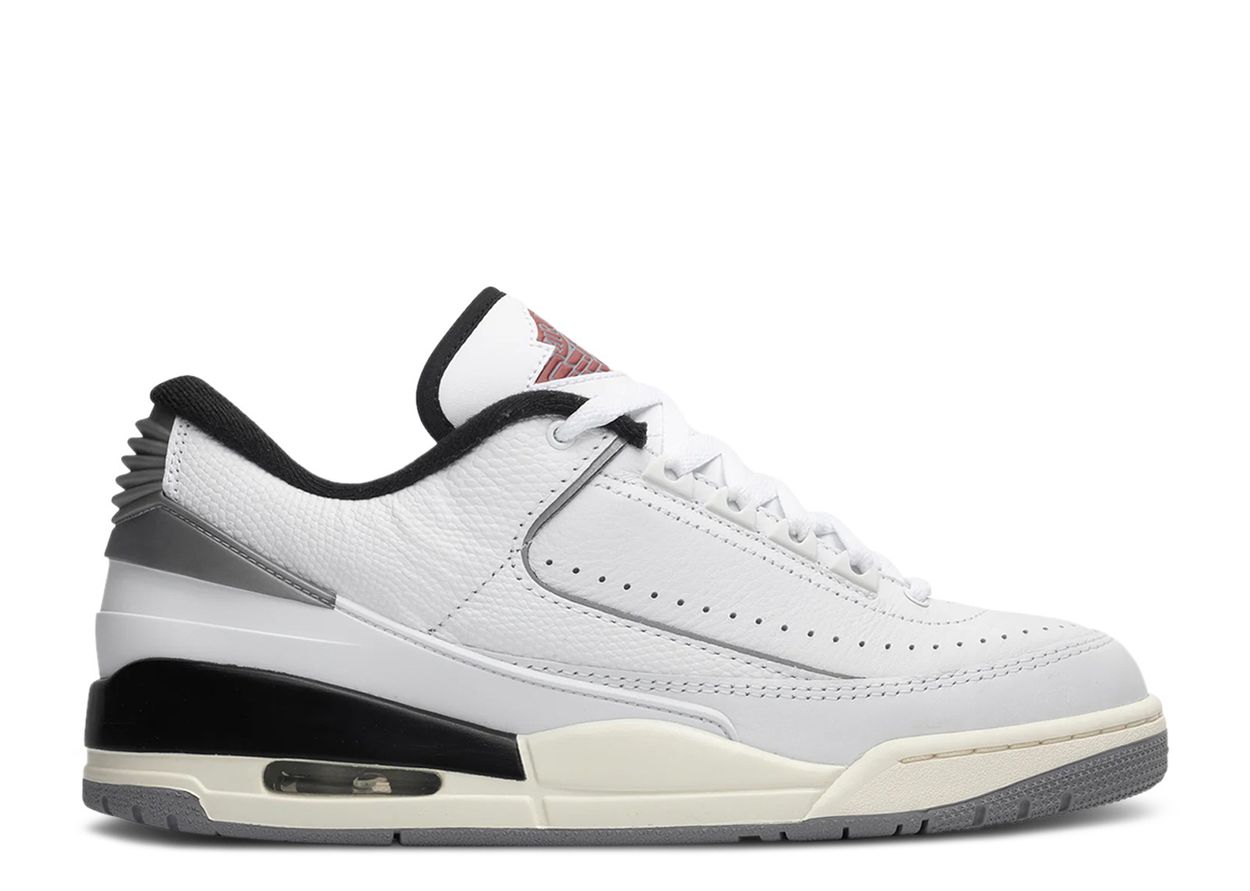Jordan 2/3 'White Black Metallic Silver'