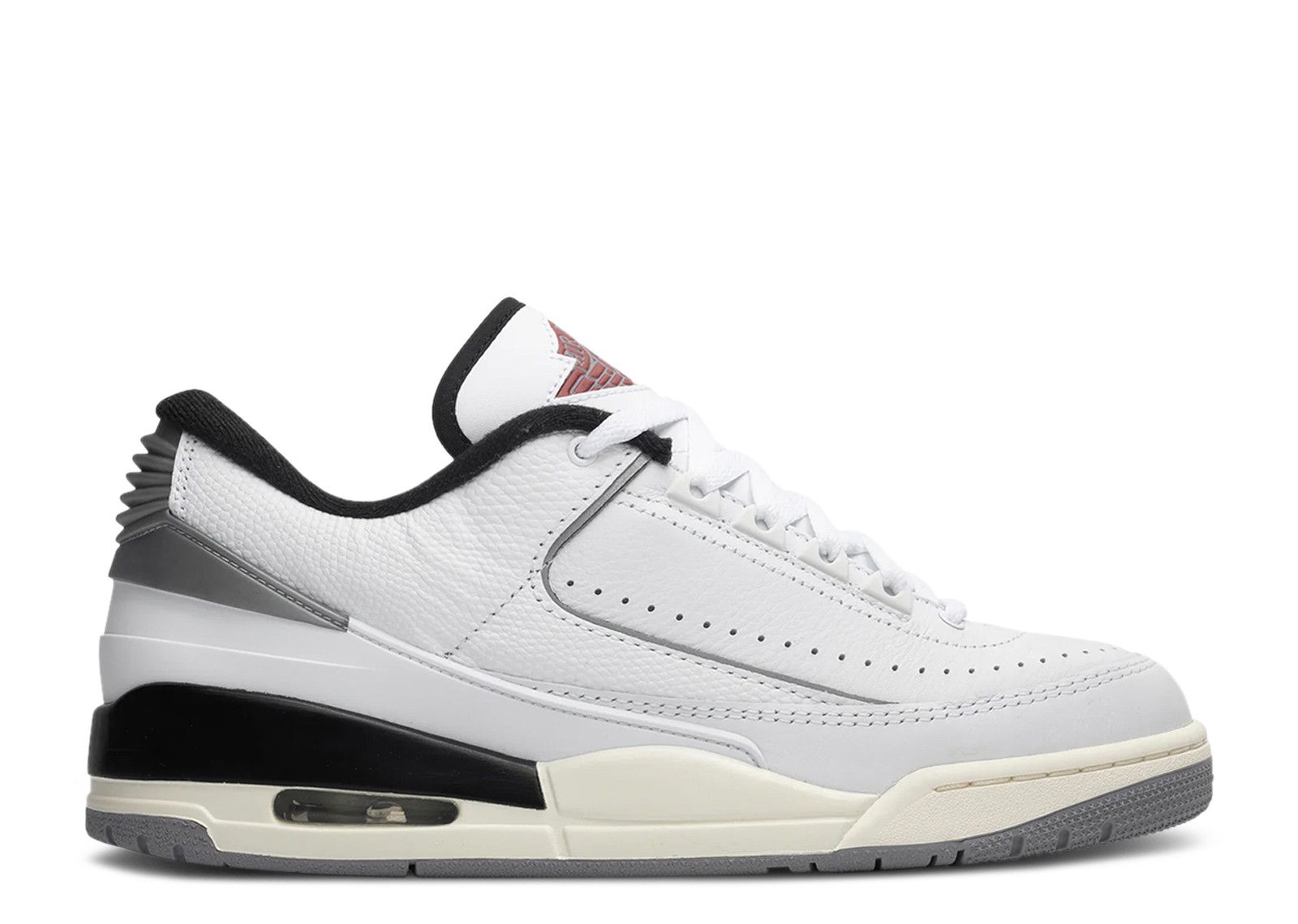 Jordan 2/3 'White Black Metallic Silver'