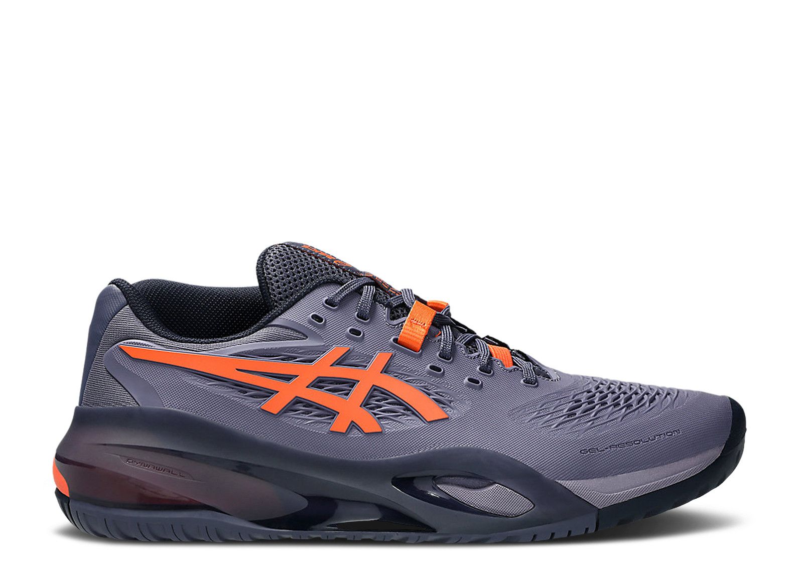 NEW ASICS men\'s gel-resolution x shoes in greyish purple/nova orange ASICS GEL RESOLUTION X - Multicourt tennis shoes - greyish  main image 2