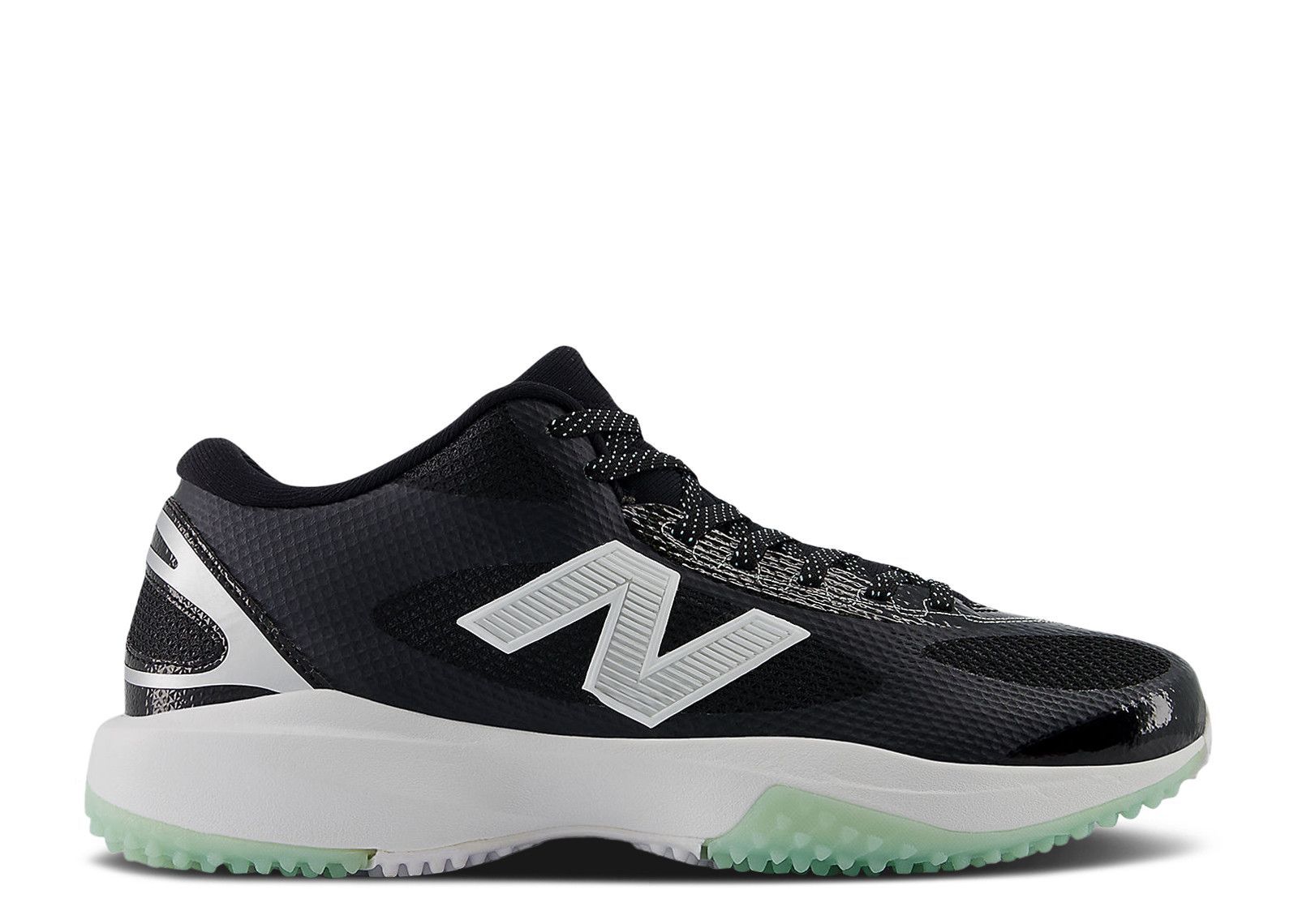 New Balance FreezeLX v5 Turf 'Black White Silver Metallic'