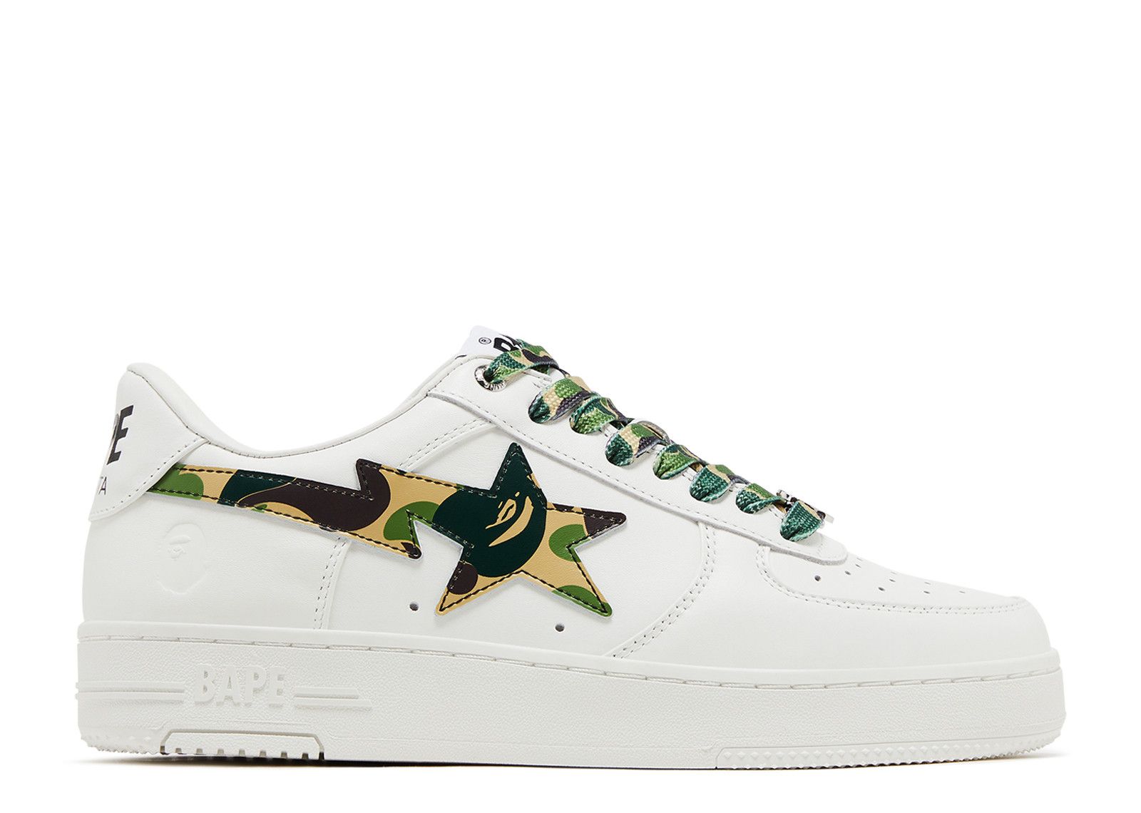 Bapesta 'ABC Camo Green' 2022 - BAPE - 1I70191005 GRN - white