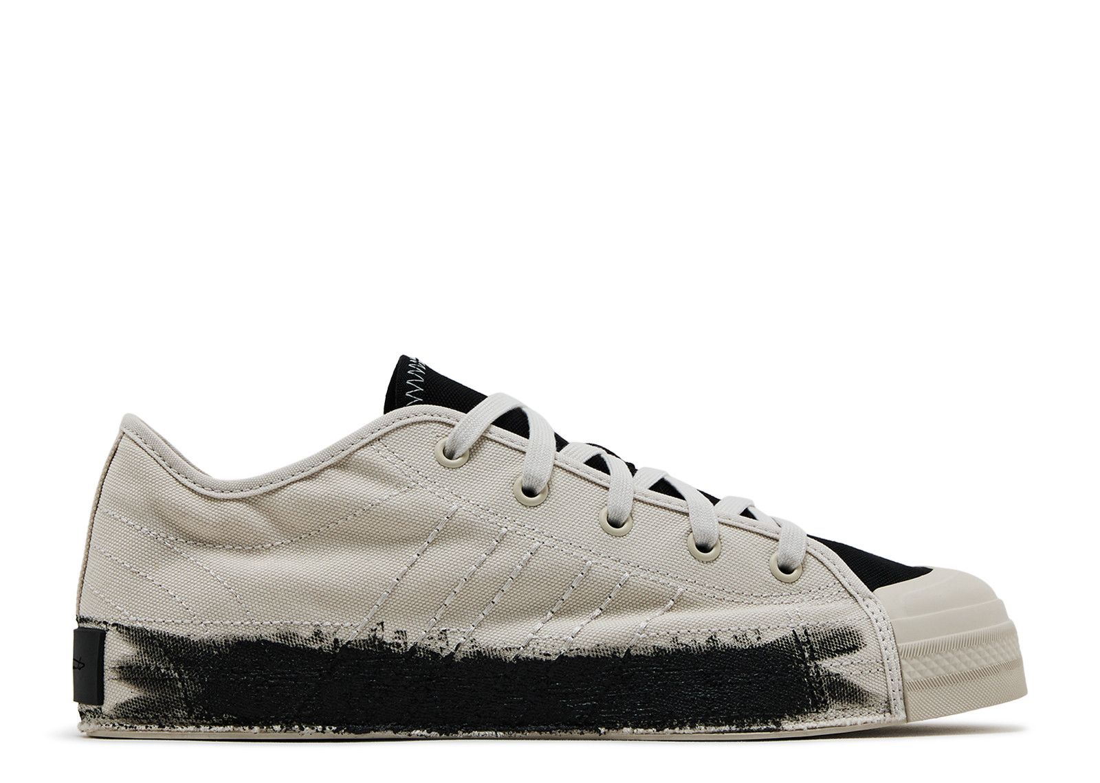 Y 3 Nizza Low 'Talc Black' - Adidas - JQ2455 - talc/talc