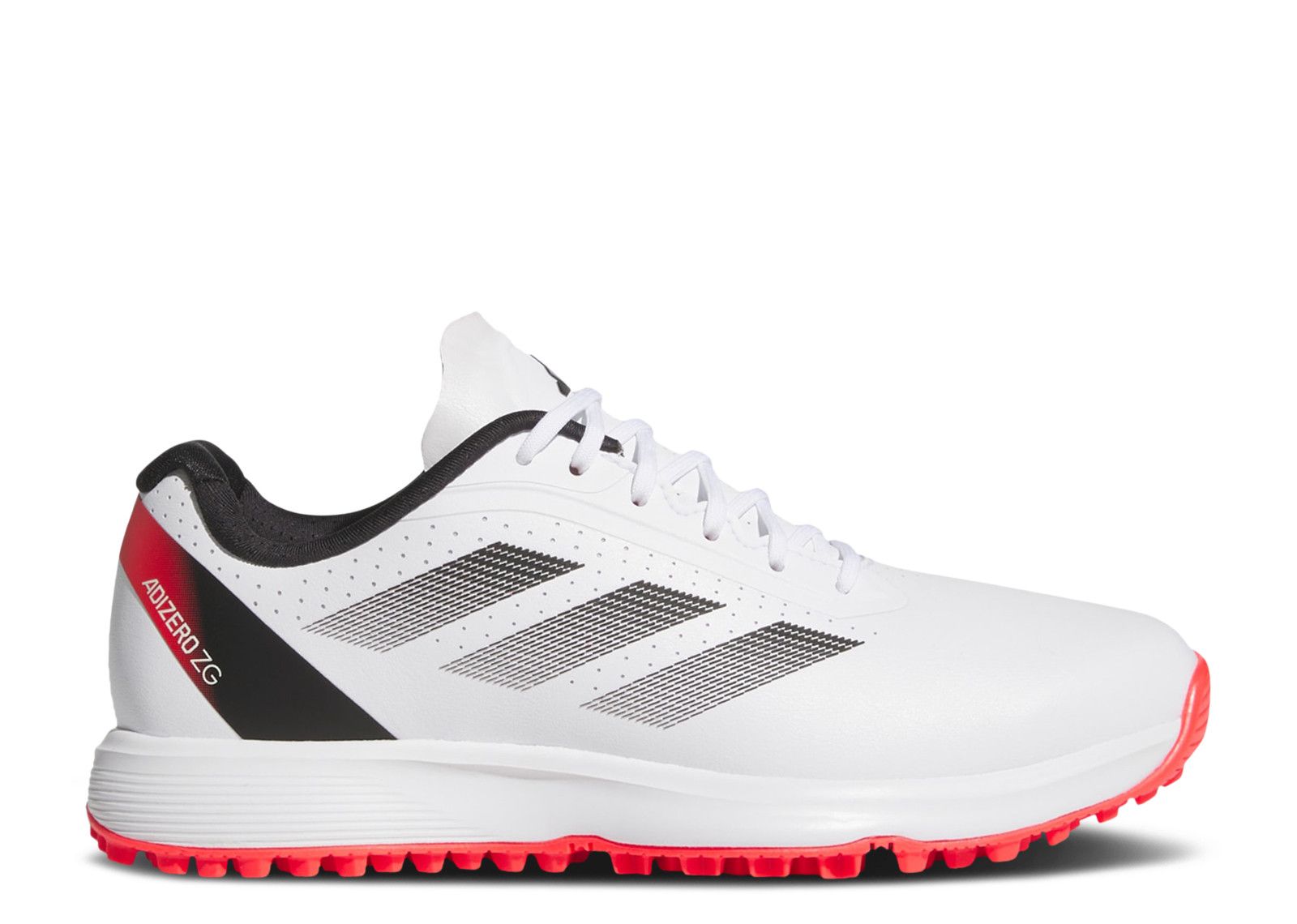 Adidas Adizero ZG Spikeless Golf K 'White Lucid Red'