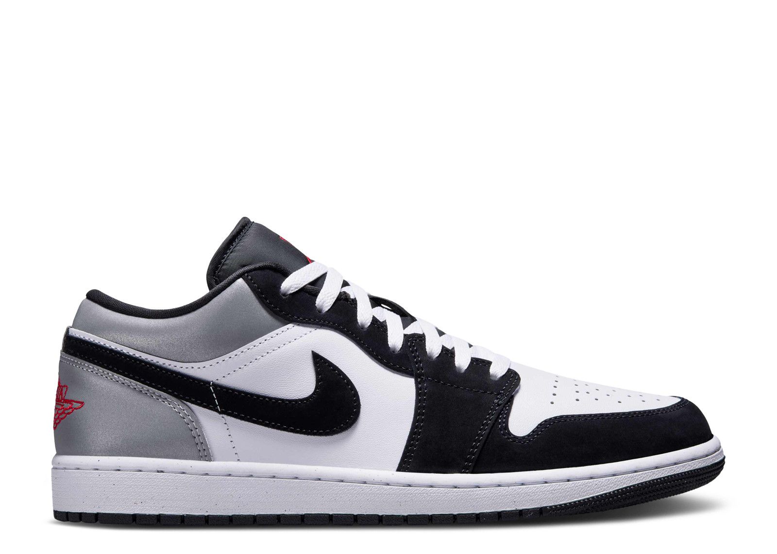 Jordan 1 Low SE 'White Black Matte Silver' - Air Jordan - HF3148