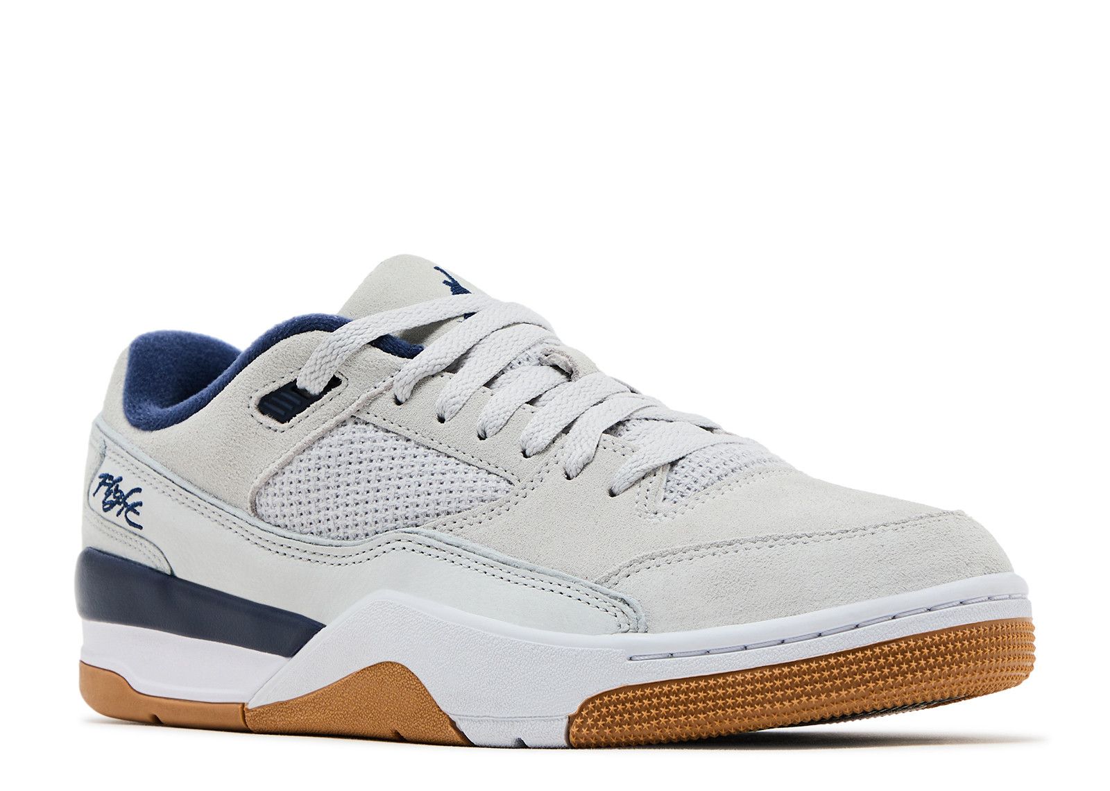 Jordan Flight Court ‘Neutral Grey Midnight Navy Gum’