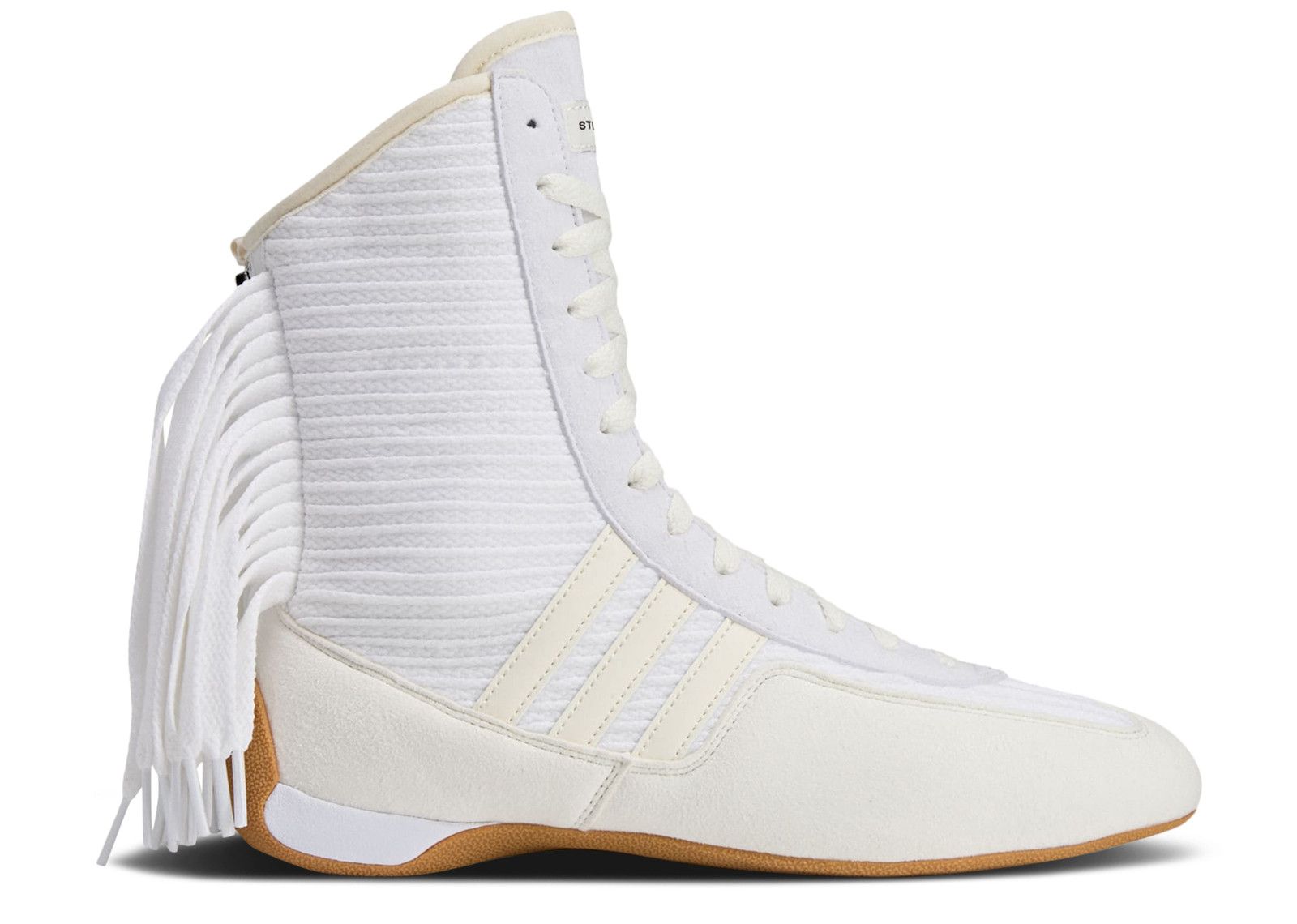 【adidas】x Stella McCartney★W STELLA RASANT V3 x Stella McCartney Rasant V3 fringed high-top sneakers in