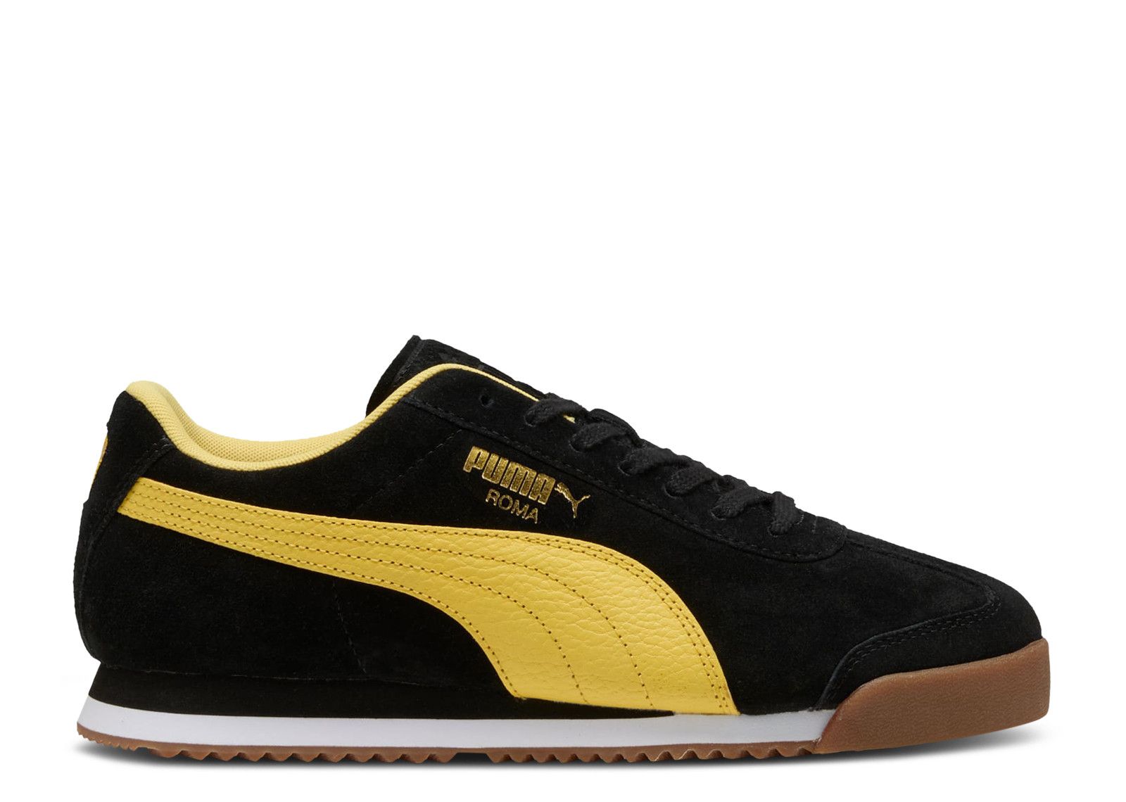 PUMA★ROMA SUEDE★兼用★PUMA BLACK-SUNNY YELLOW Roma Suede 'Black Sunny Yellow' - Puma - 398635 06 - black