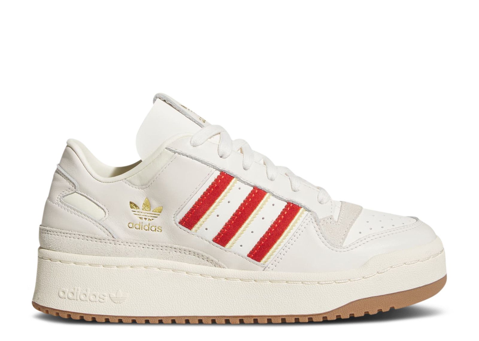 Adidas Wmns Forum Bold Stripes 'Cream Team Power Red'