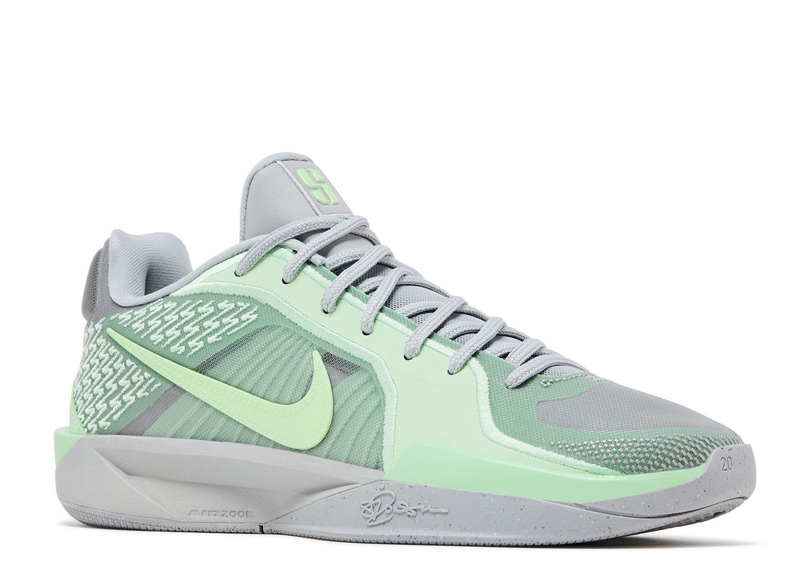 Wmns Sabrina 2 'Fresh Mint' - Nike - FQ2174 004 - light smoke grey