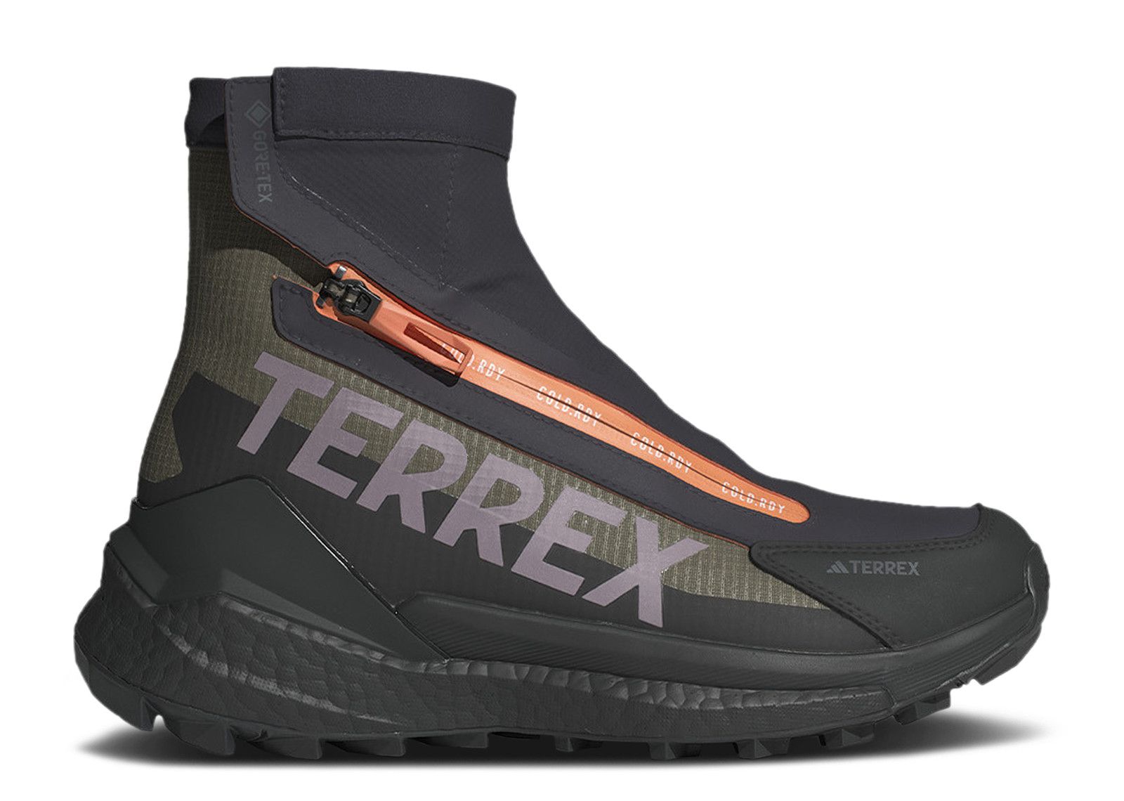 Adidas Wmns Terrex Free Hiker 2 Cold.RDY GORE-TEX 'Black Olive Strata Amber'