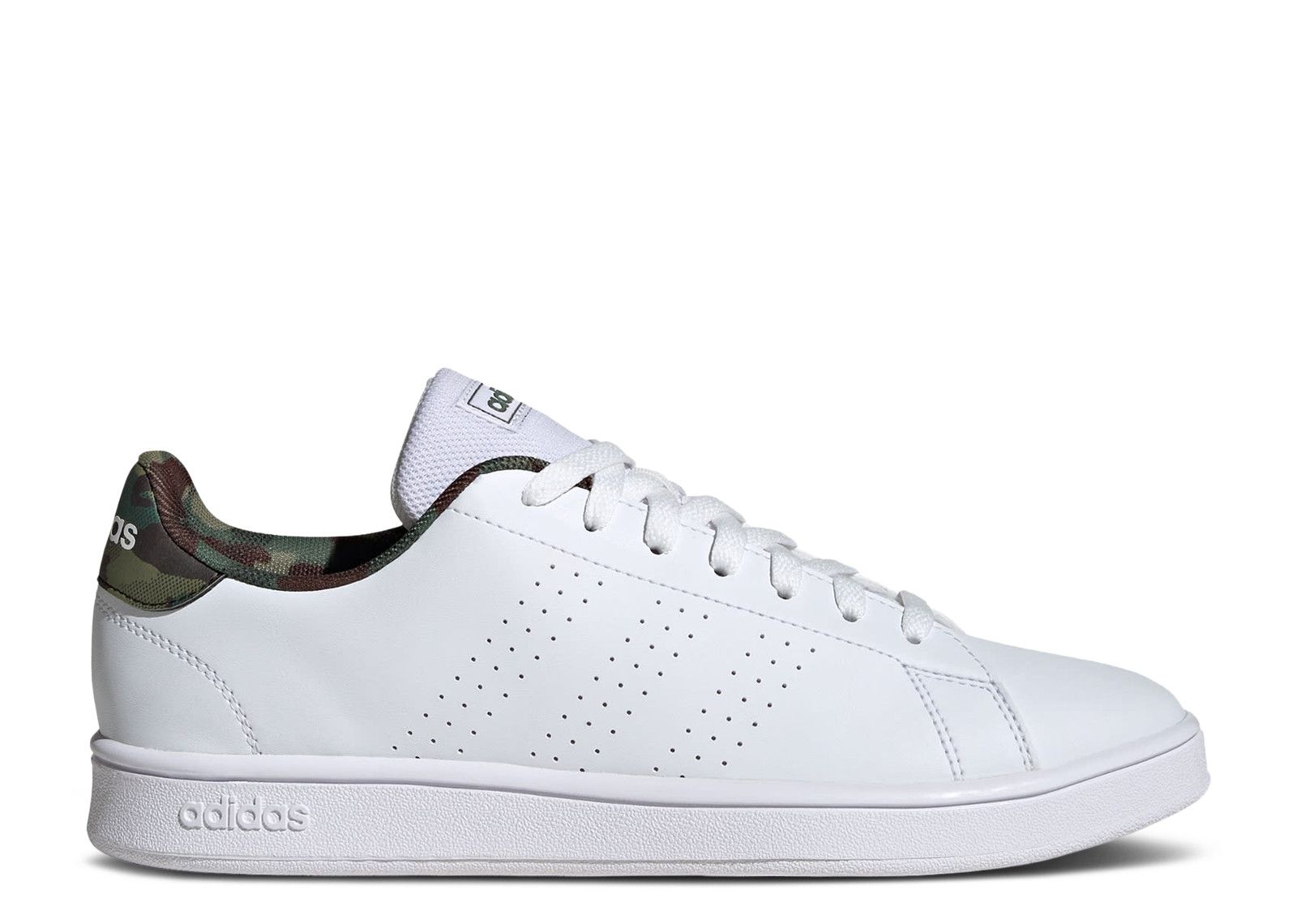 adidas gazelle silver green womens Shop White Womens Advantage Lace Up Sneakers – Shoebacca