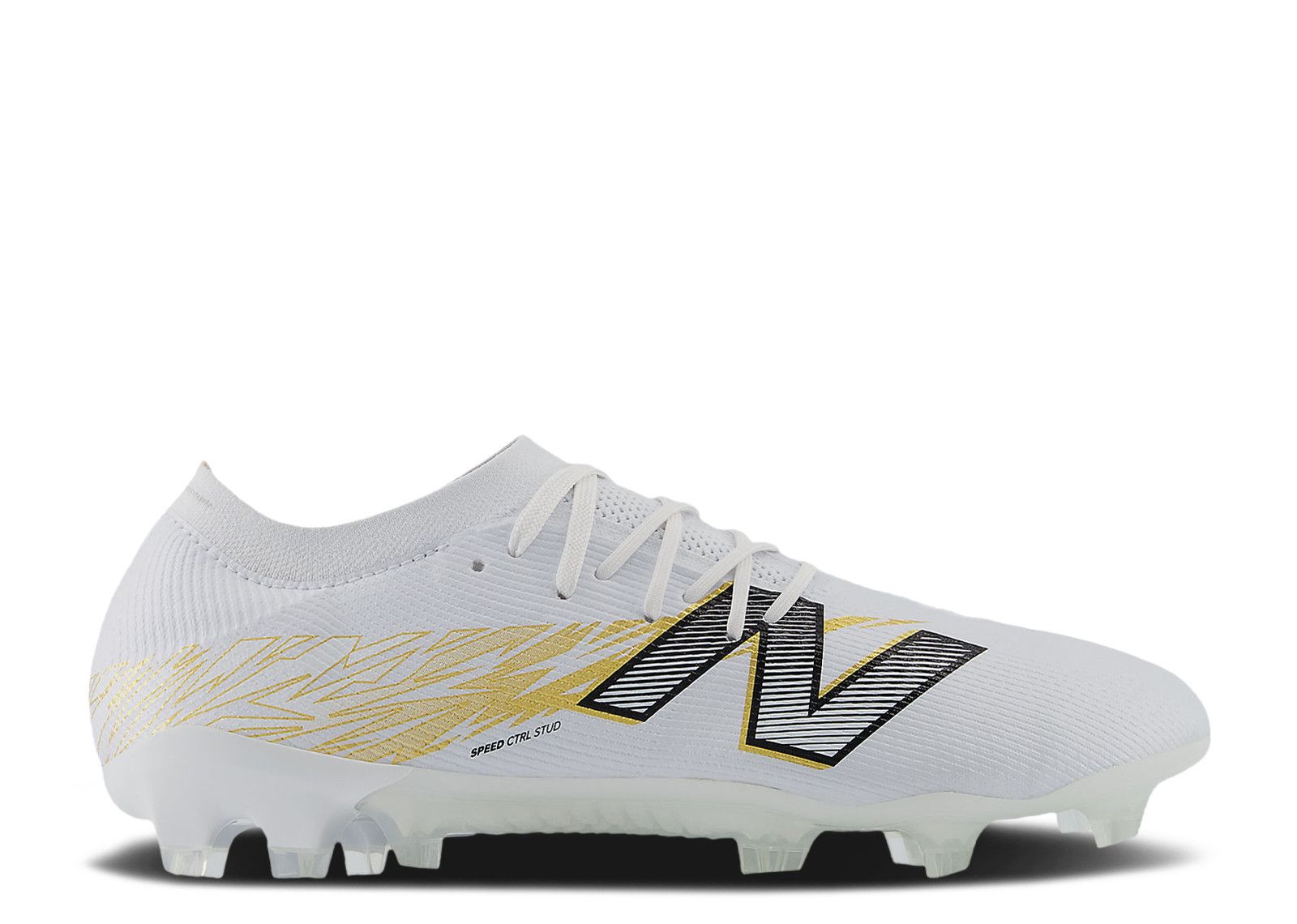 New Balance Furon V8 Elite FG 'White Metallic Gold'