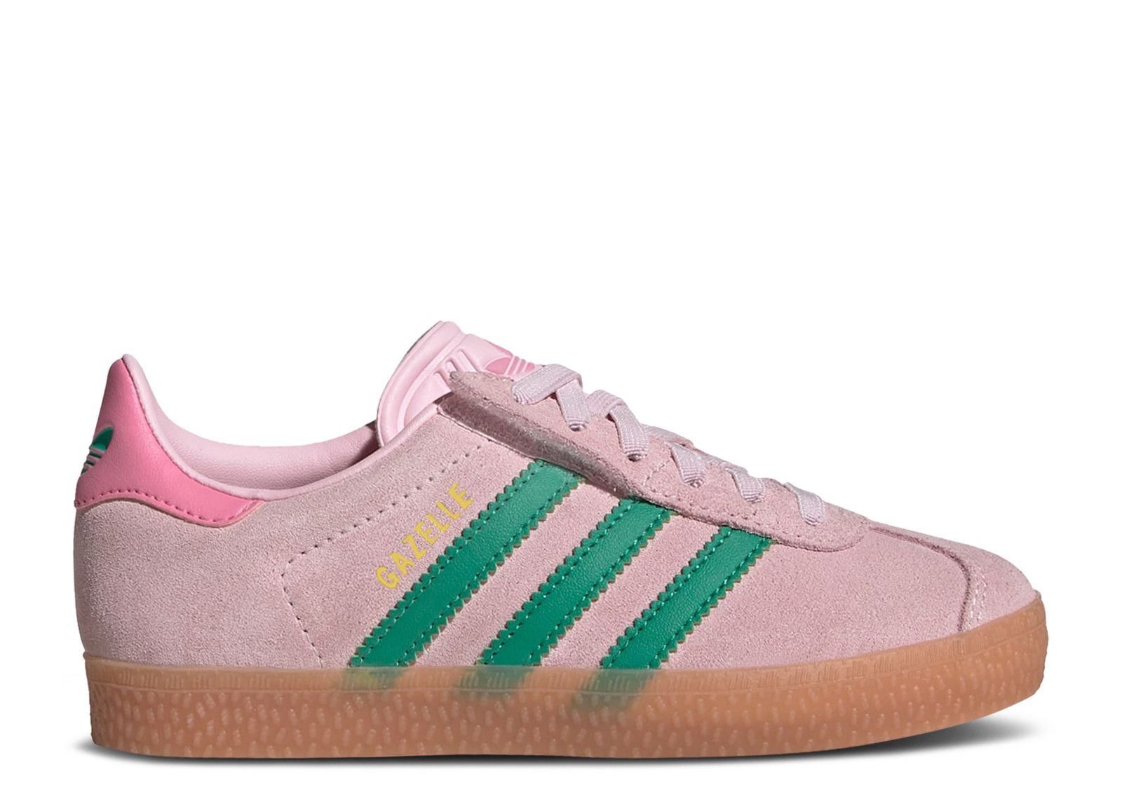 Adidas Gazelle Comfort Closure El C 'Clear Pink Court Green'