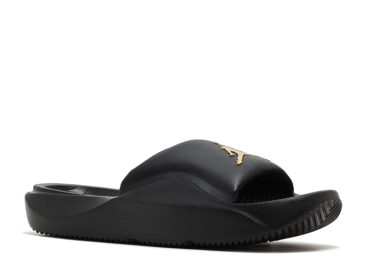 Jordan Franchise Slide 'Black Metallic Gold'