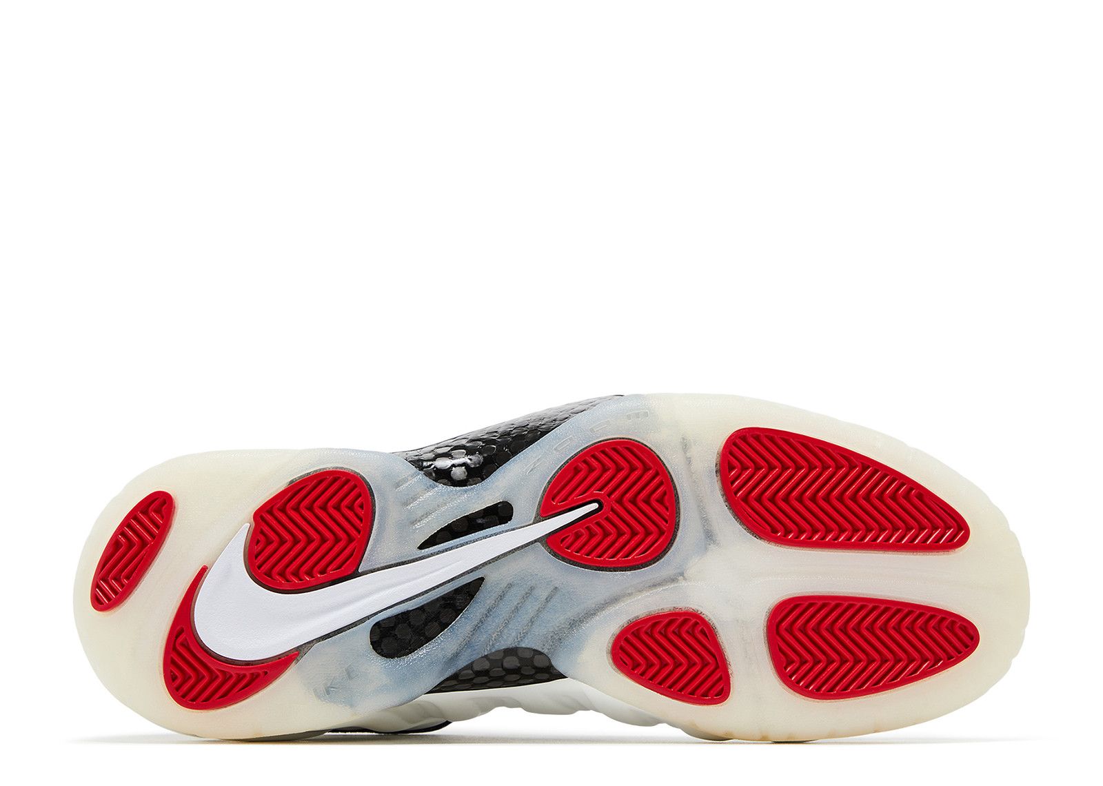 white red foamposites rose