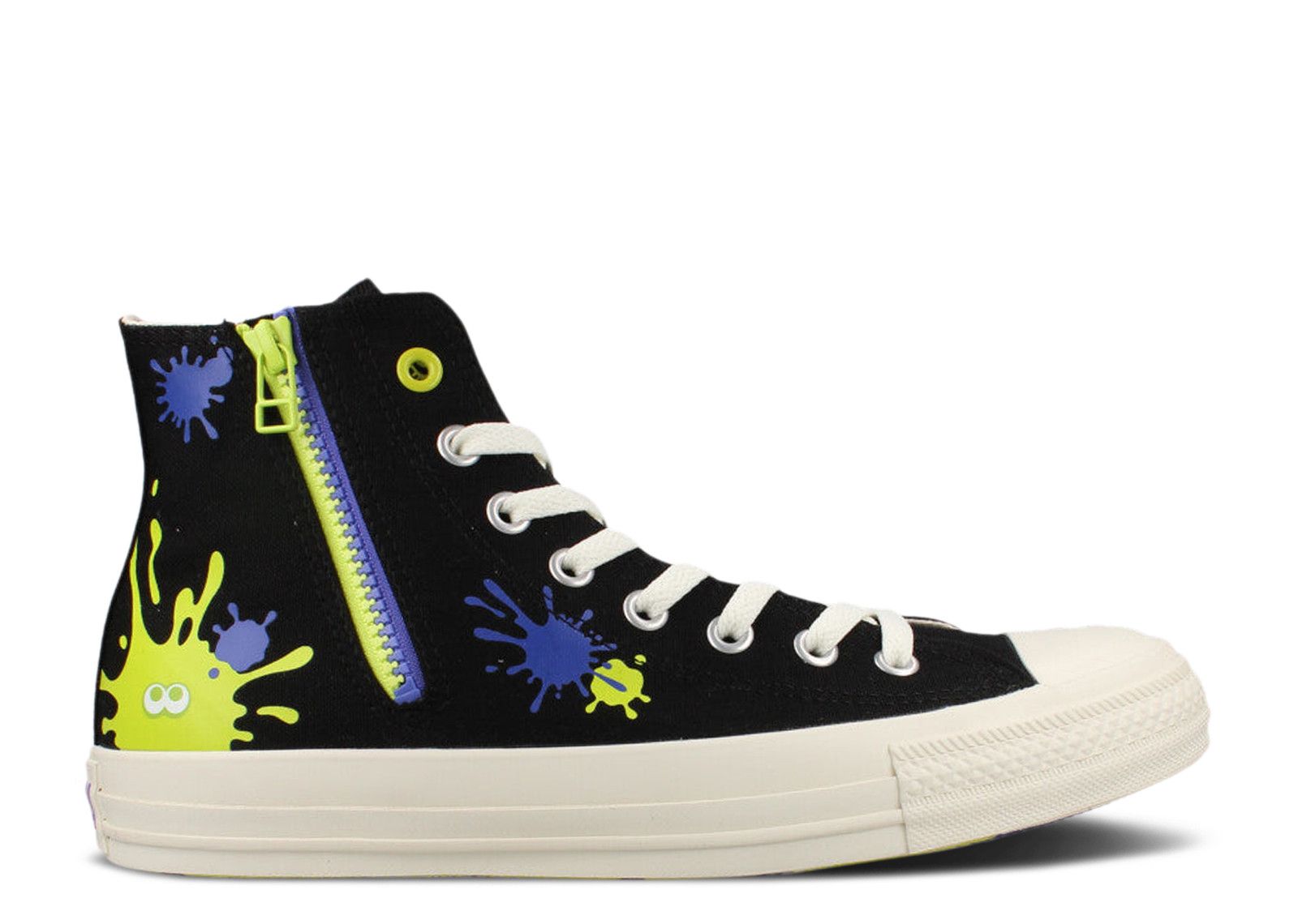 靴 Splatoon Converse All Star Hi Black 24.5 Converse Splatoon 3 All Star Chuck Taylor black sneakers