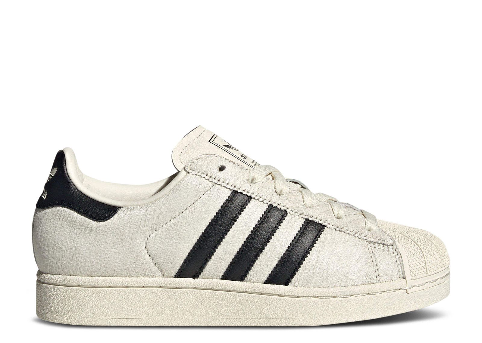 Wmns Superstar 2 'Off White Pony Hair' - Adidas - JQ7418 - off white/core  black/off white | Flight Club