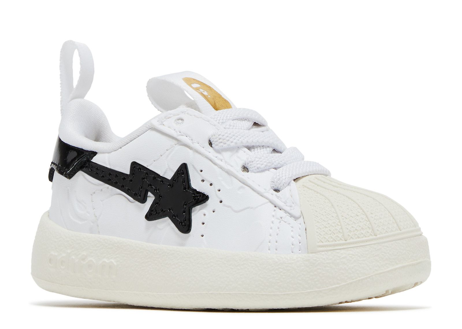 BAPE X Superstar 360 I 'White Black' - Adidas - JQ2401 - cloud white / core  black / gold metallic | Flight Club