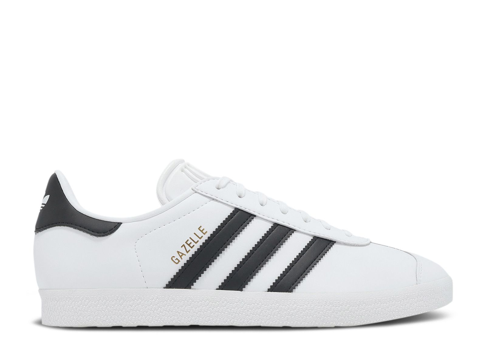 Gazelle 'White Black' - Adidas - ID6113 - cloud white/core black/gold  metallic | Flight Club
