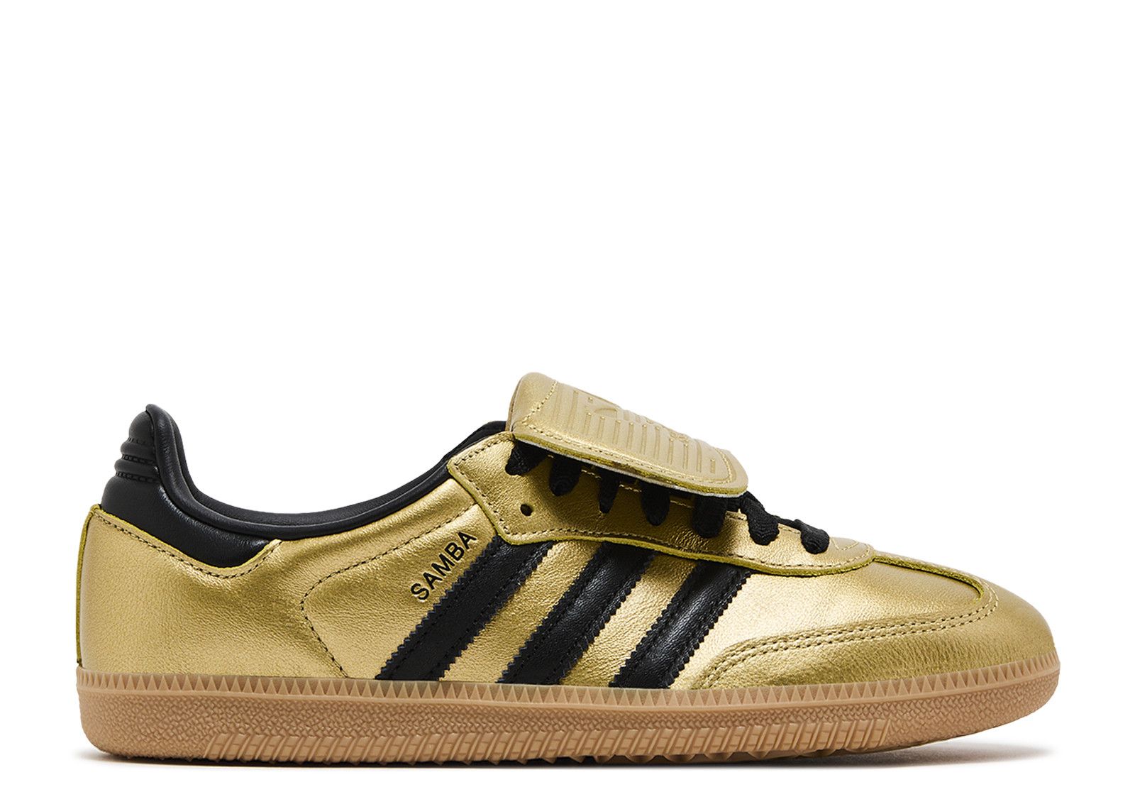 国内配送 adidas SAMBA LT W GOLD MT/C.BLACK/GUM Wmns Samba LT 'Gold Metallic Black Gum' - Adidas - JH5708