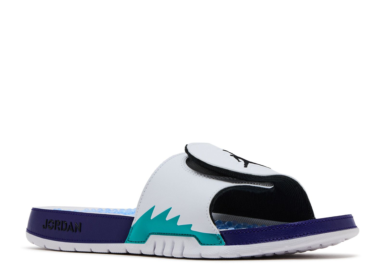 ★Nike★ Jordan Hydro 5 Retro Slide M White New Emerald Grap Jordan Hydro 5 Retro Slide White New Emerald Grape Ice Black