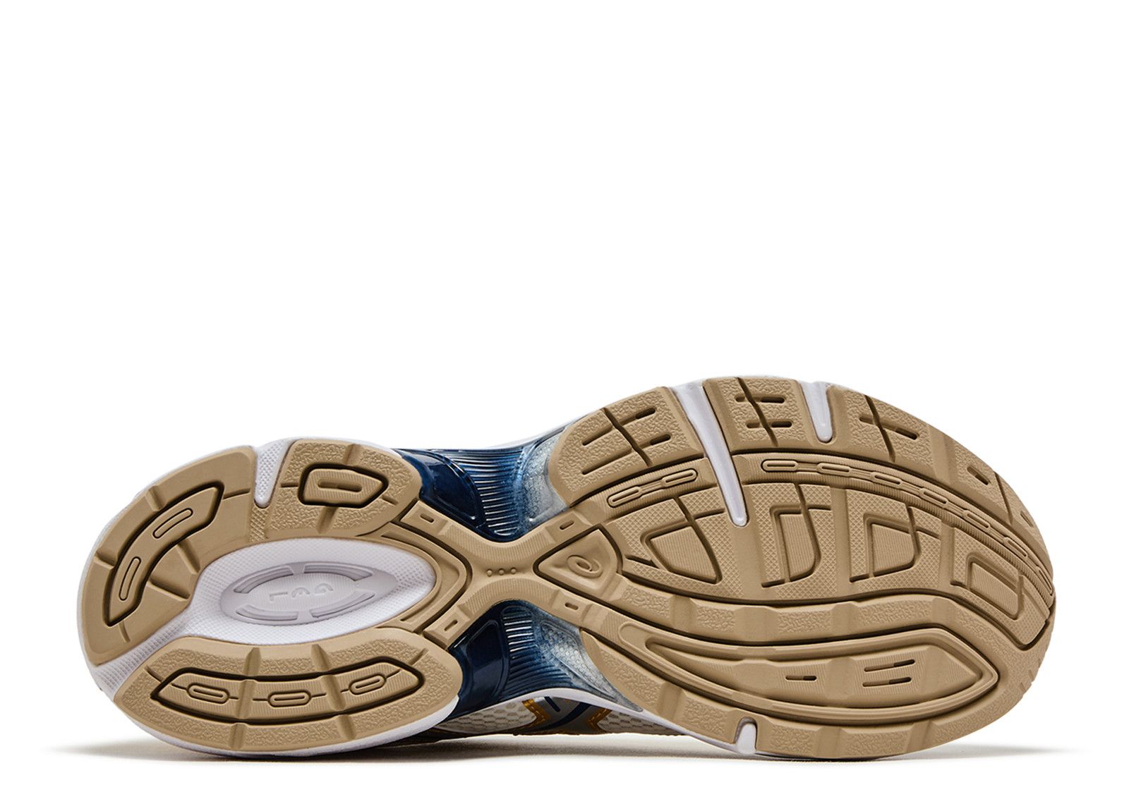 Asics Men\'s Shoes in White, Gold, and Blue Men main image 3