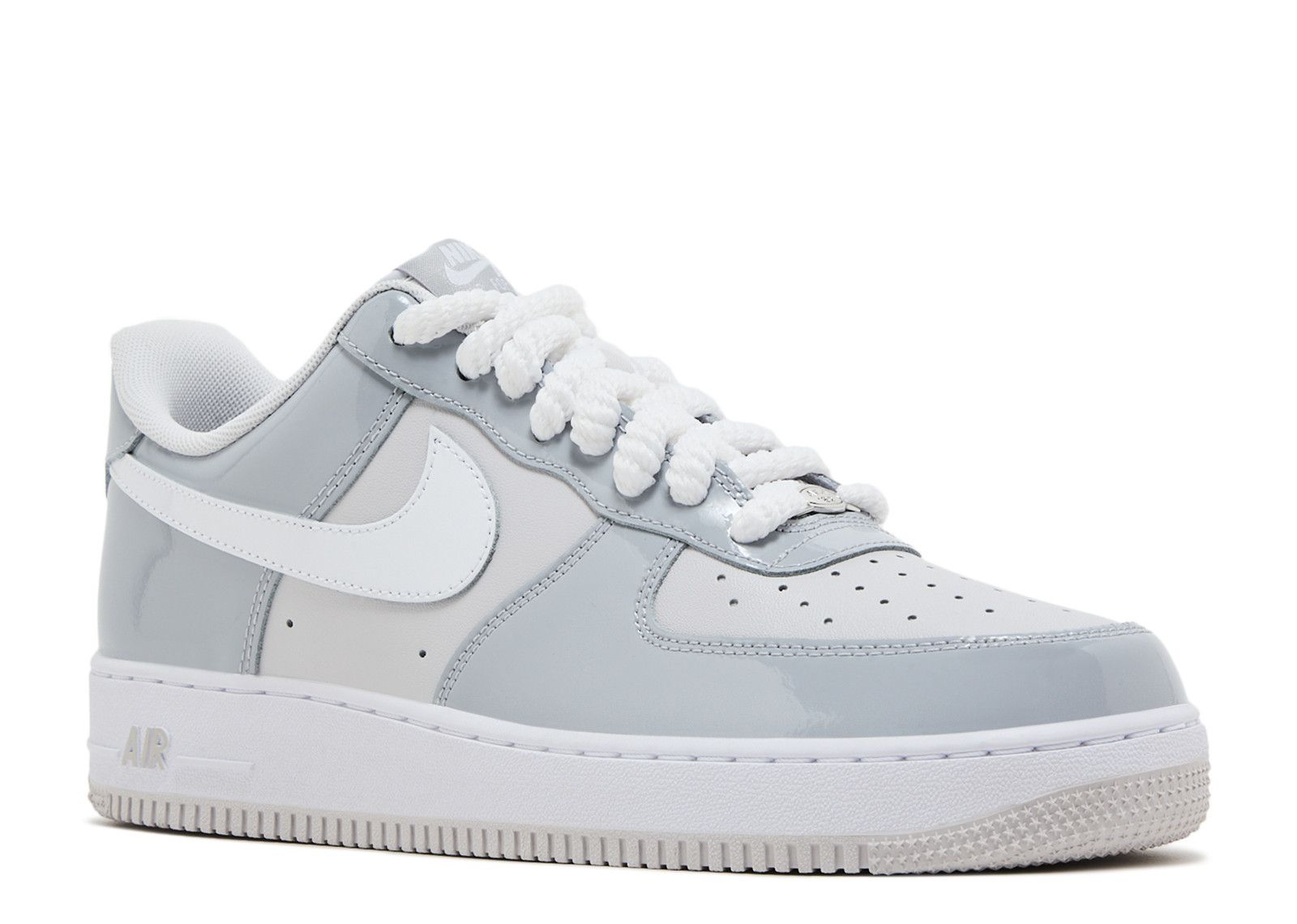 Air Force 1 '07 LV8 'Wolf Grey Patent' - Nike - HV9405 001 - wolf