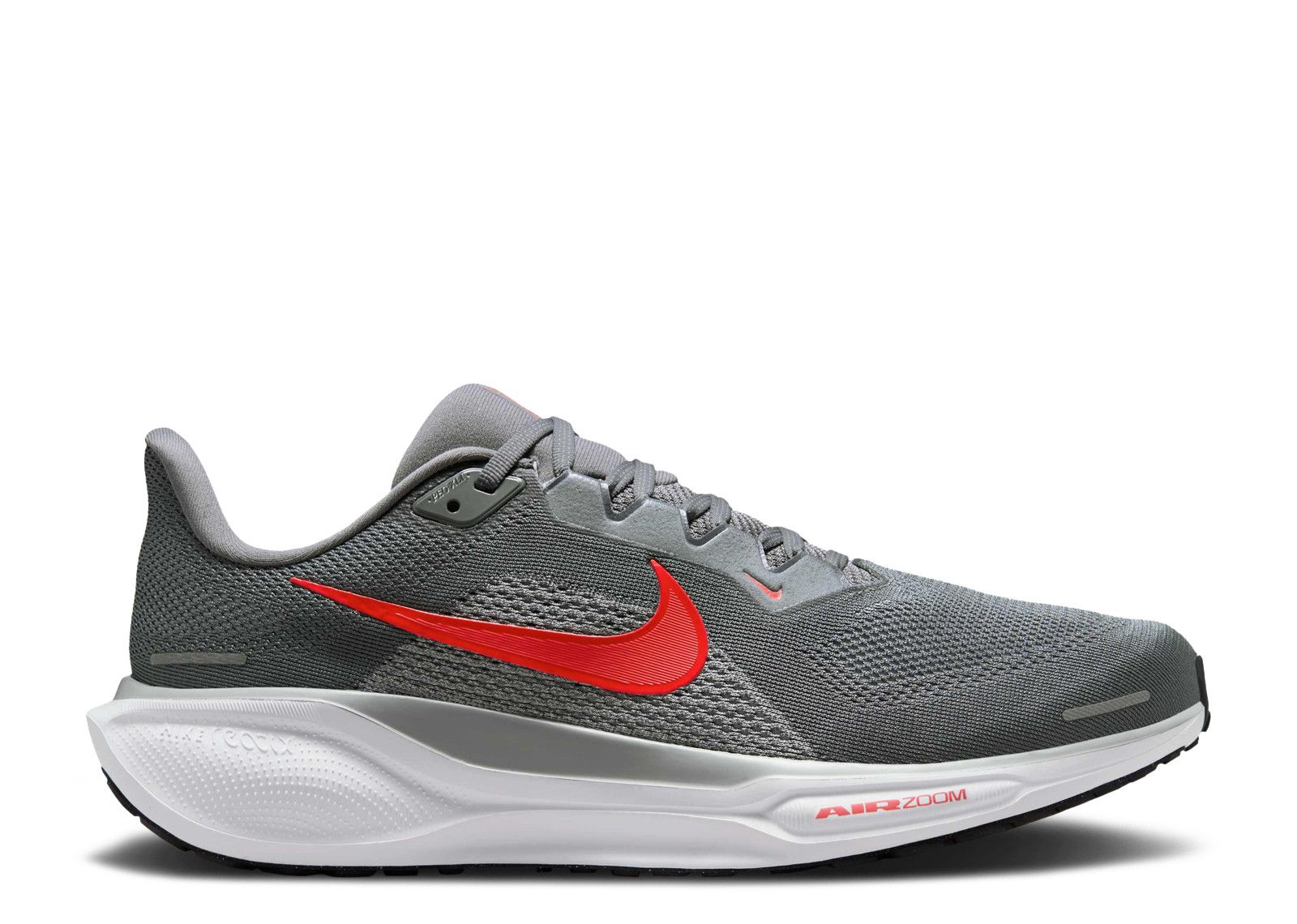Air Zoom Pegasus 41 Extra Wide 'Cool Grey Bright Crimson' - Nike