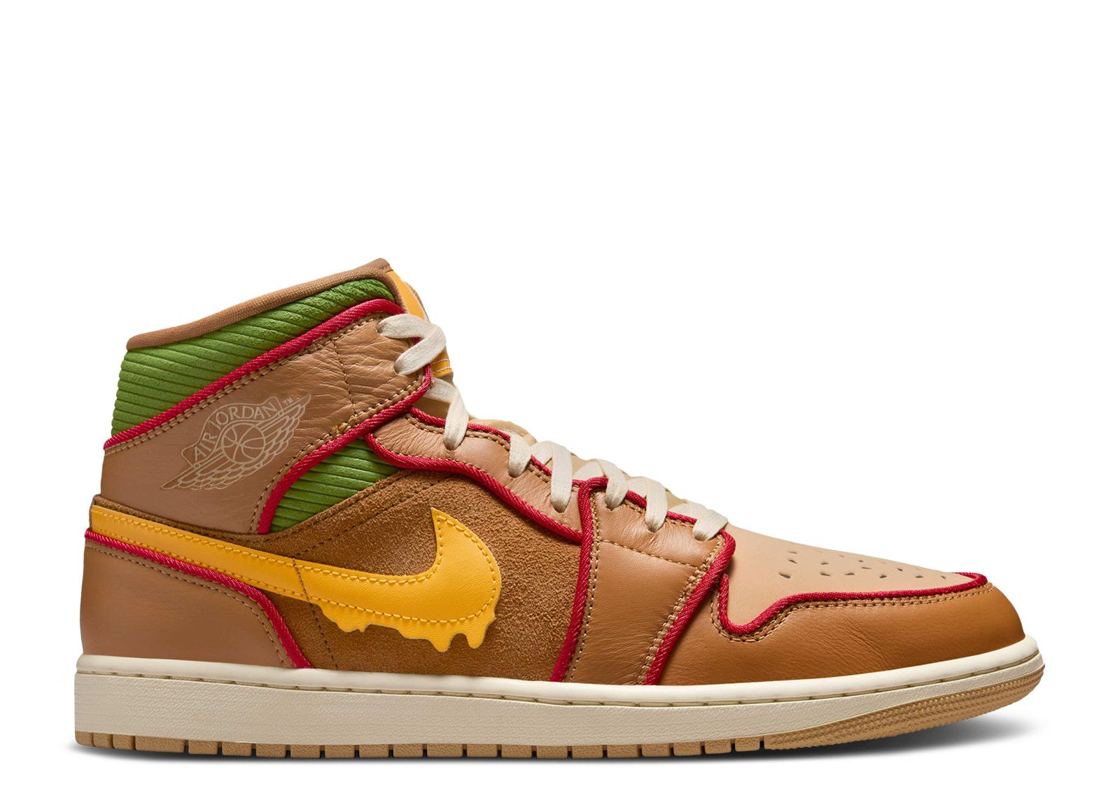 Jordan 1 Mid SE 'Cheeseburger'