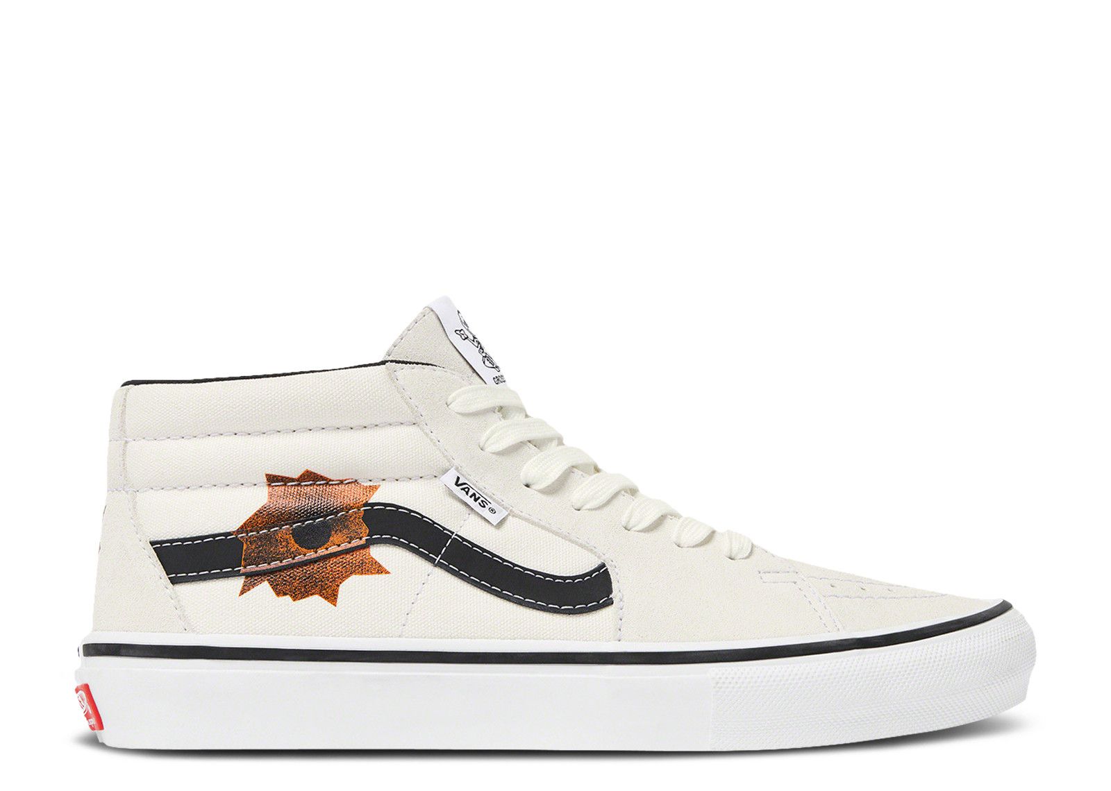 Supreme X Nate Lowman X Skate Grosso Mid 'Cream' - Vans