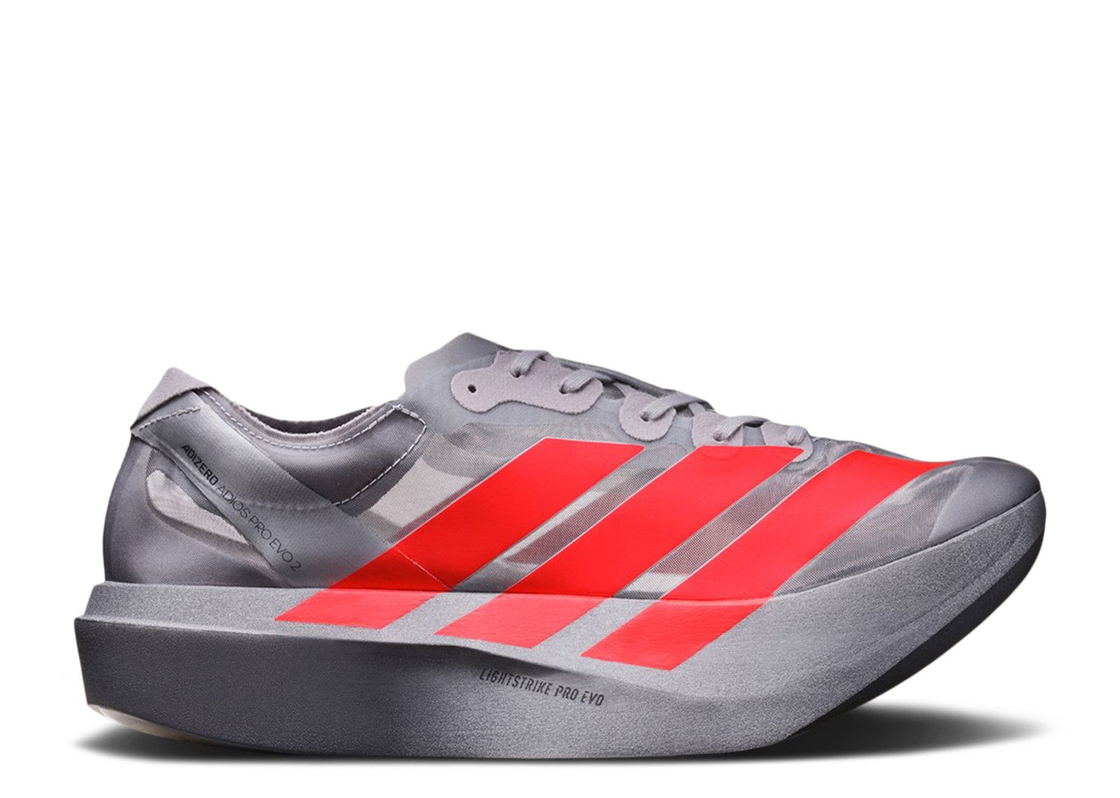 Adizero Adios Pro Evo 2 'Silver Metallic Lucid Red' - Adidas