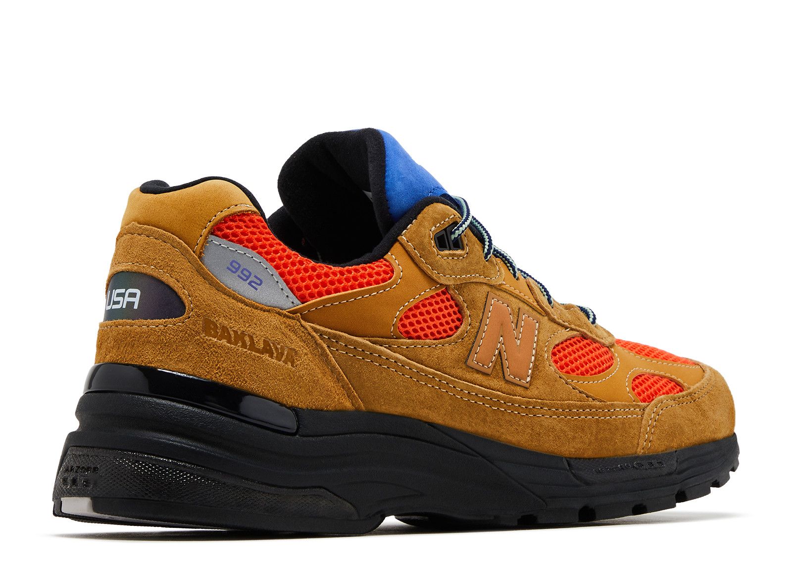 New Balance Action Bronson X 992 Made In USA 'Tan Orange Blue