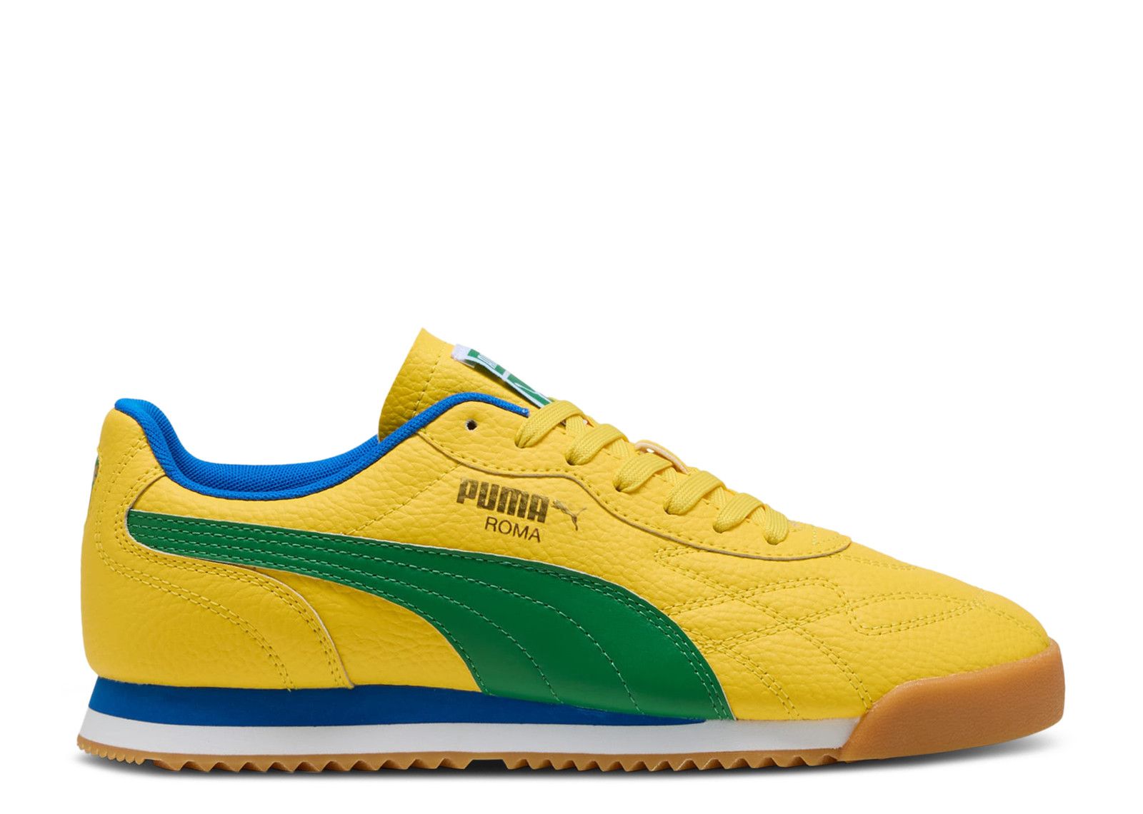 ★PUMA★ Roman Anniversary Yellow Green Team 39772004 Roma 'Anniversario Pelé Yellow Archive Green' - Puma