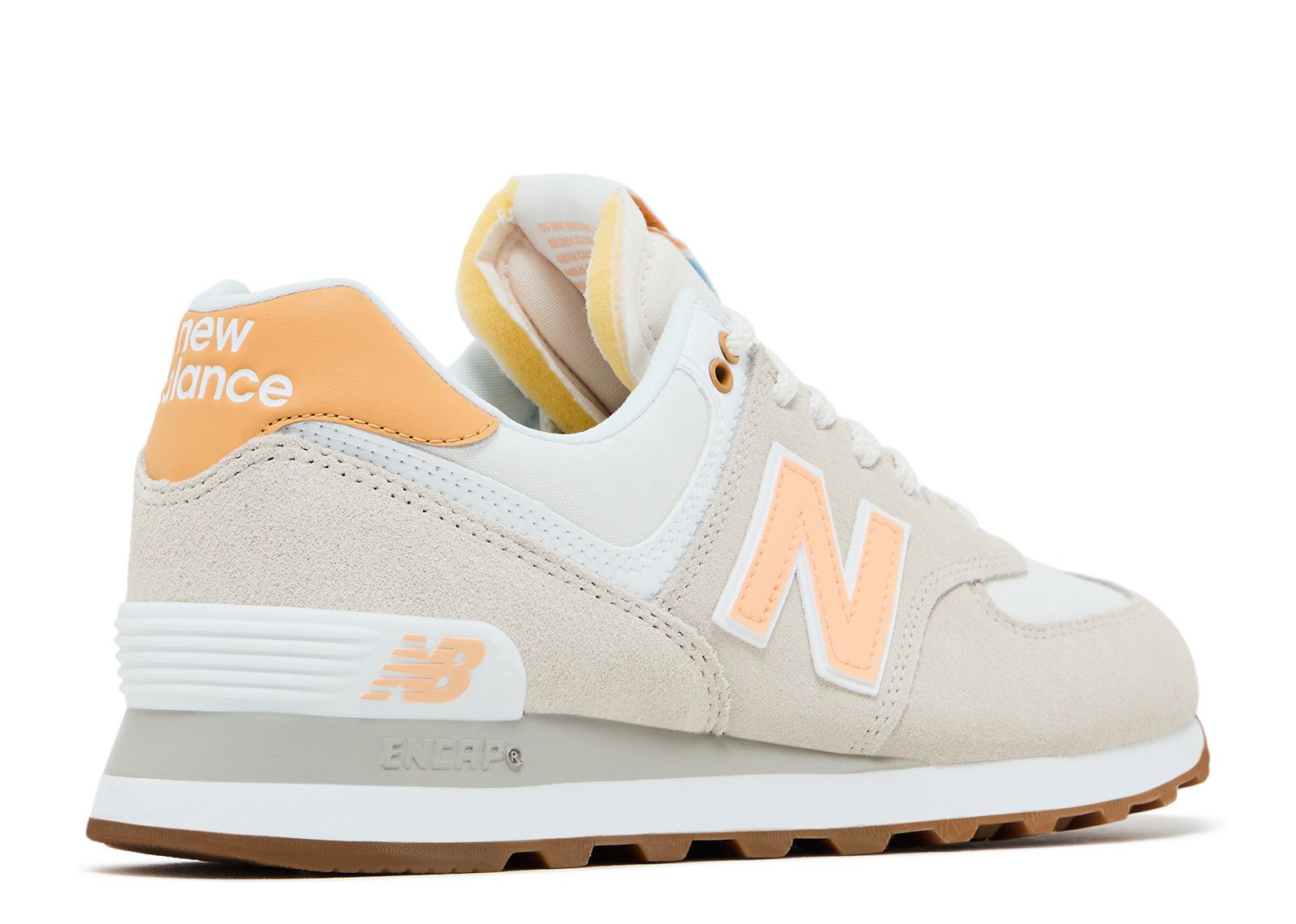 New Balance Wmns 574 'Timberwolf Alpha Orange' - New Balance