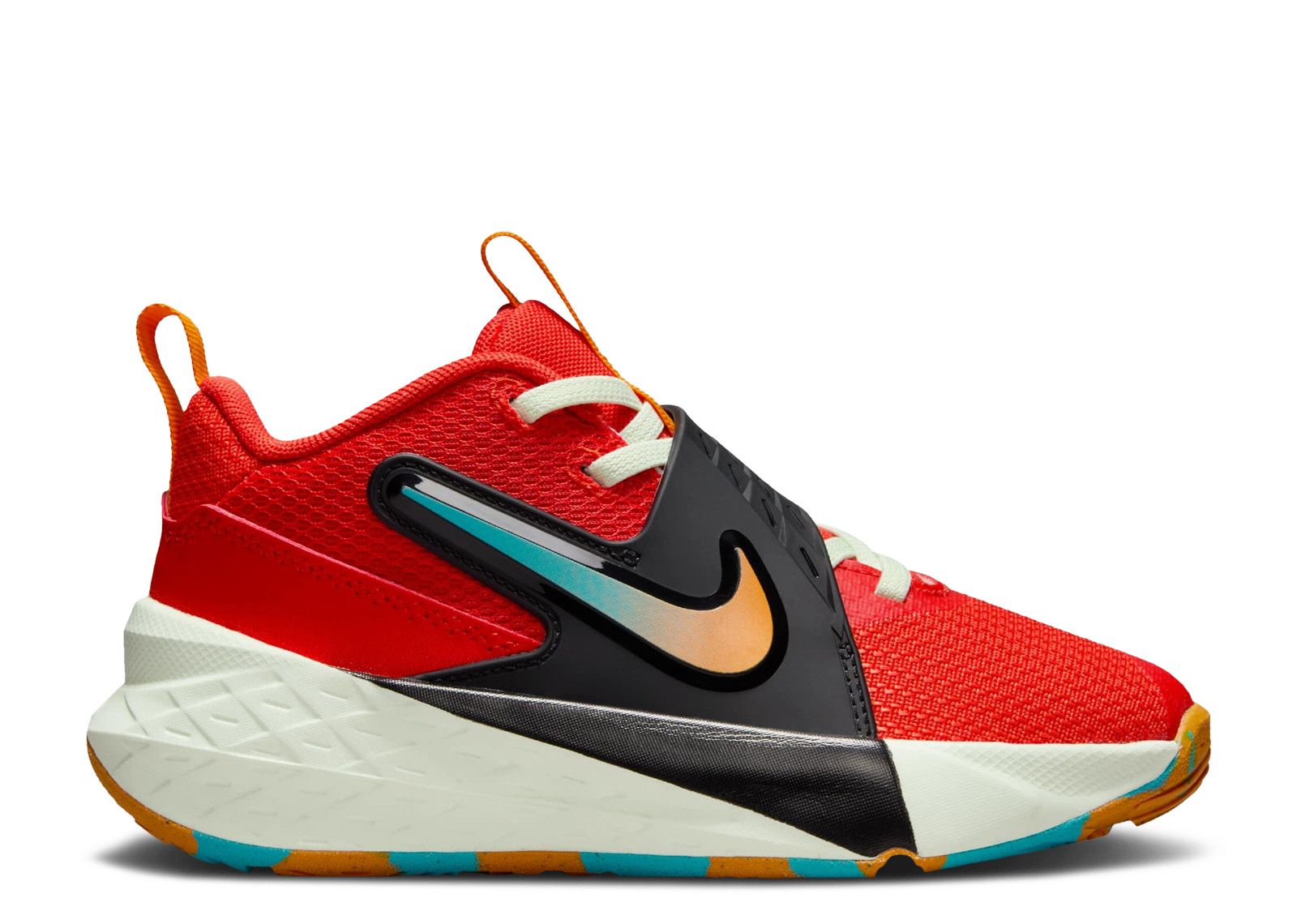 Nike Team Hustle D 12 Little Kids' Shoes in Red, Size: 1Y | HF6280-601