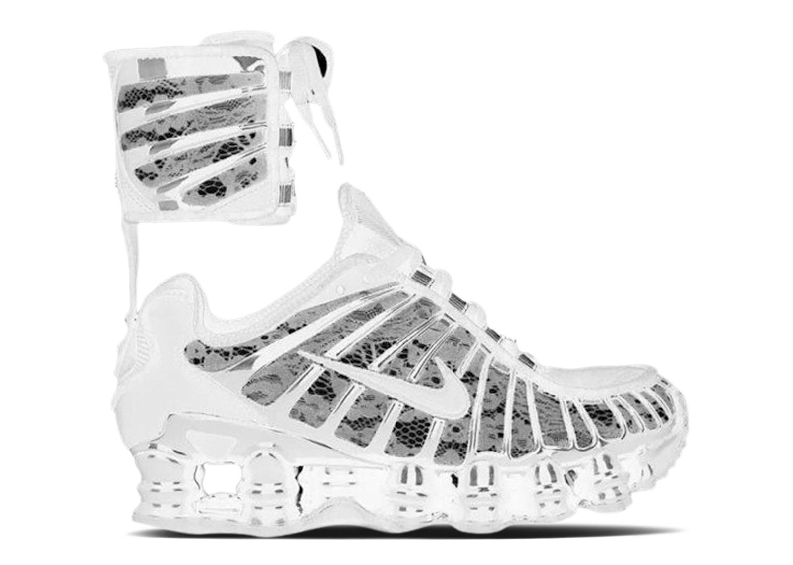 Riccardo Tisci X Wmns Shox TL 3 SP 'White Black' - Nike - IB8612