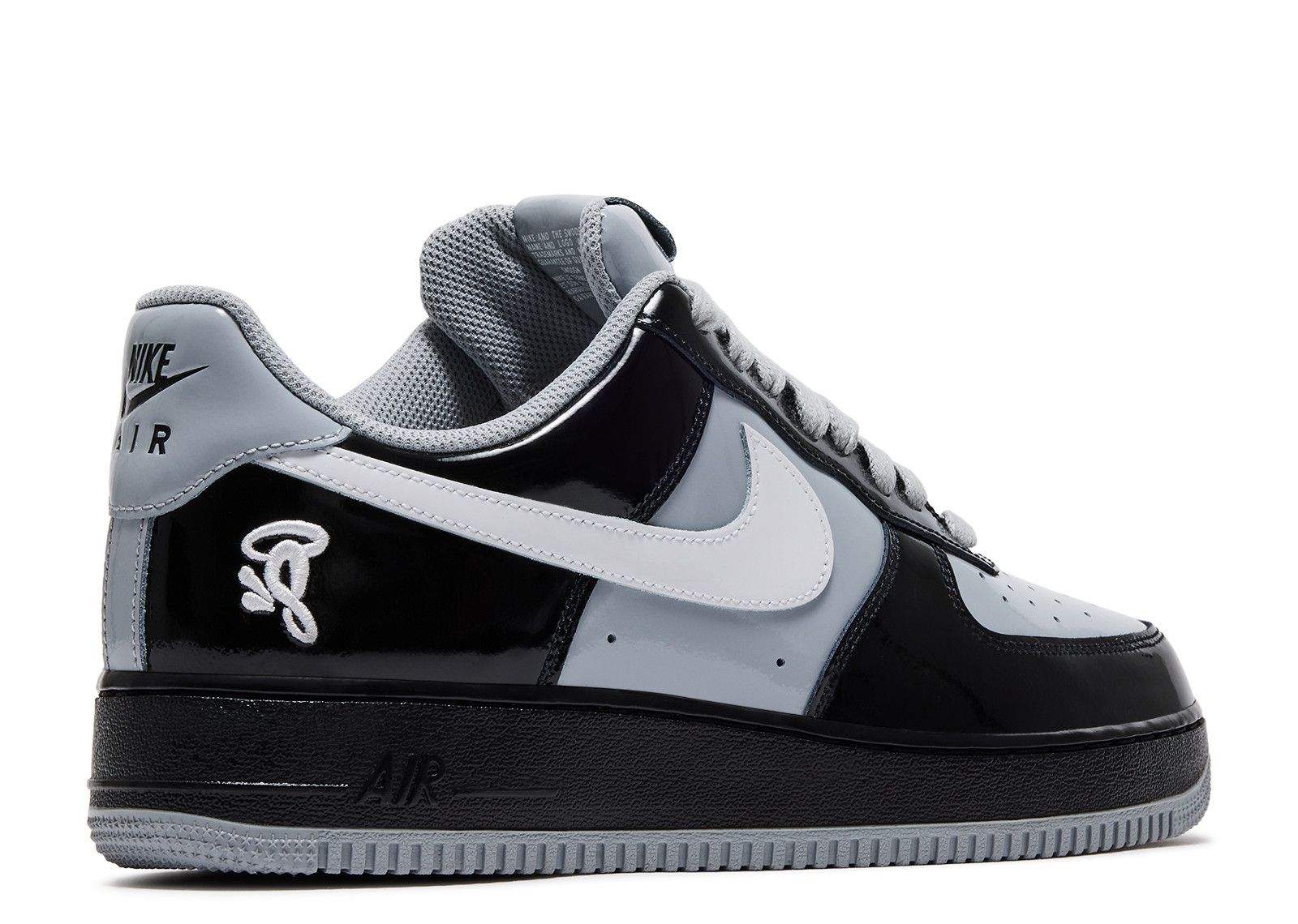 Central Cee X Air Force 1 Low 'Black White Smoke Grey' - Nike