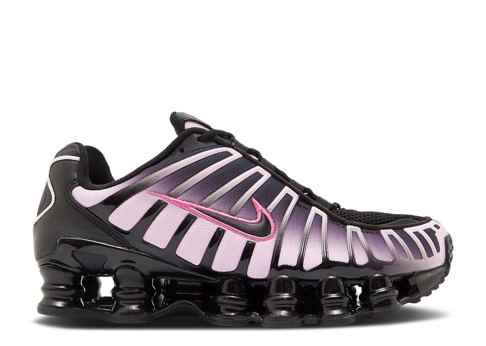 NIKE shox TLピンク Nike Shox TL Women's Casual Rubber Shoe - White/Pink/Silver