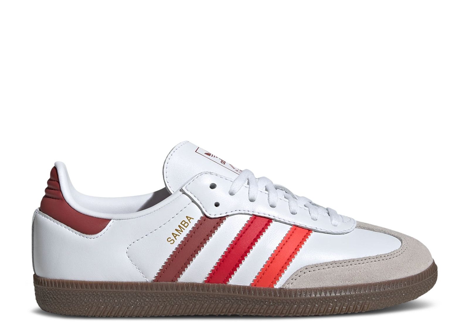 Adidas Samba OG J 'White Scarlet Gradient'