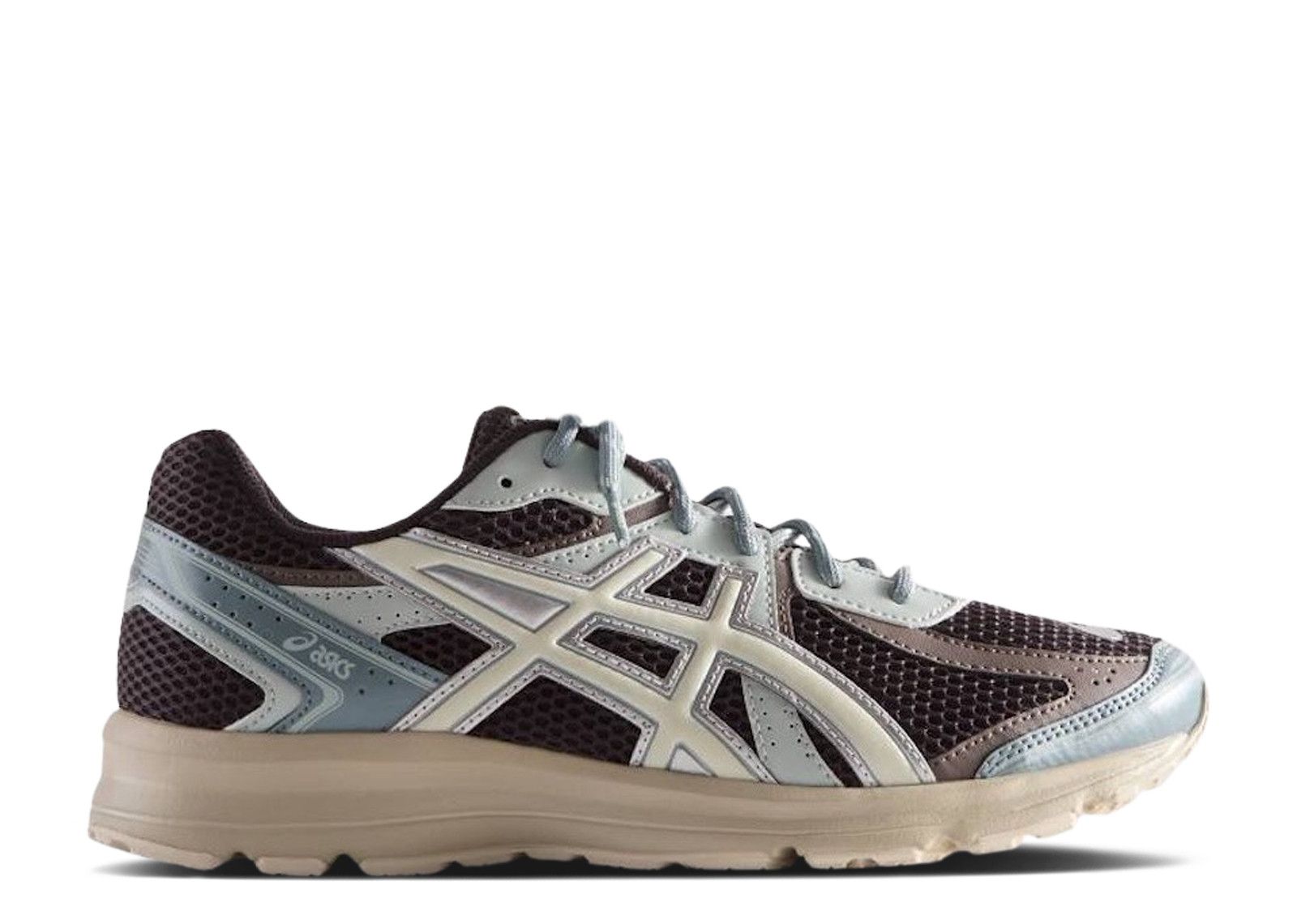 ☆ASICS X KITH☆ JOG 100 S ESPRESSO VANILLA ICE ASICS JOG 100S Kith Espresso Vanilla Ice Men's - 1203A848