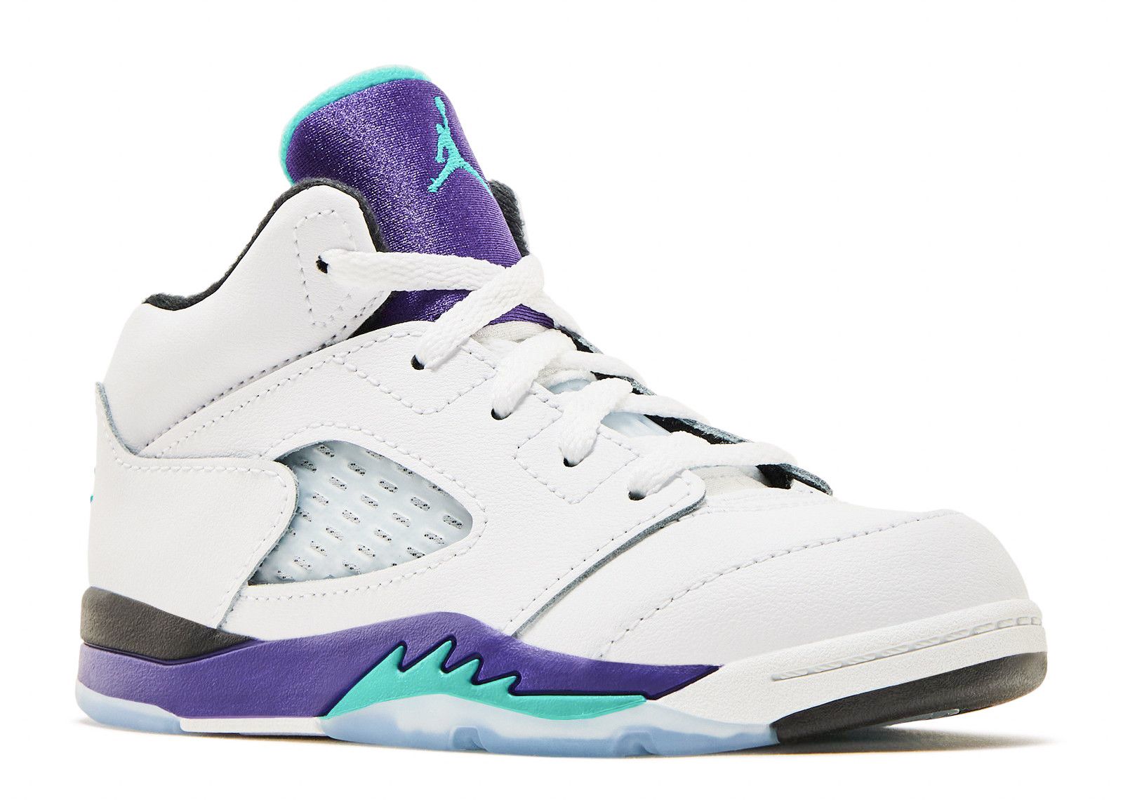 Air Jordan 5 ホワイト/ブラック/パープル Jordan 5 Retro TD 'Grape' 2025 - Air Jordan - HQ7981 100