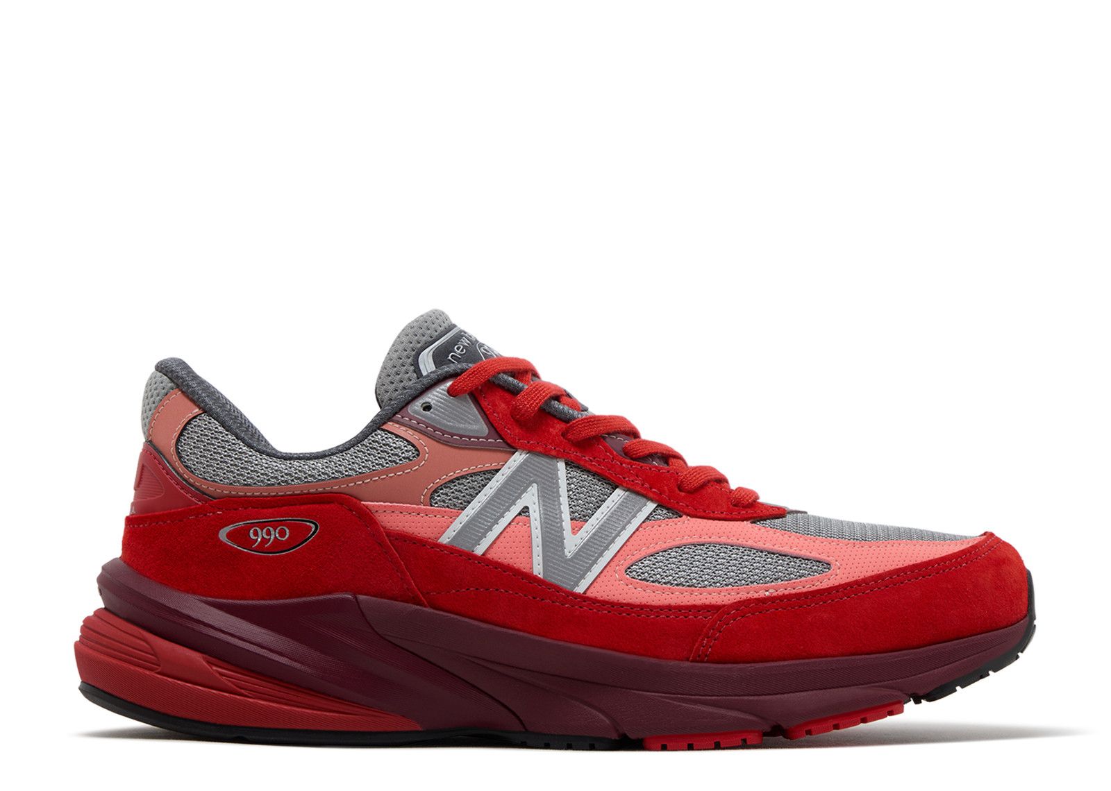 オレンジカウンティー様 New Balance 990 Orange Gray Black Athletic Sneakers Shoes