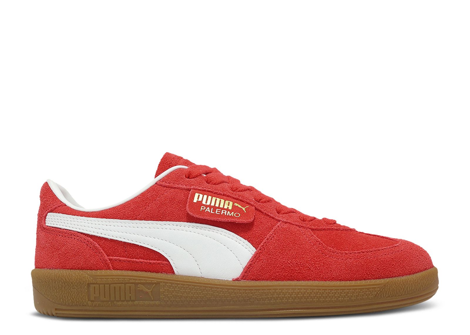 ★PUMA★ Palermo Red White 39646358 396463-58 PUMA Palermo For All Time Red-Puma White-Puma Gold 39646358