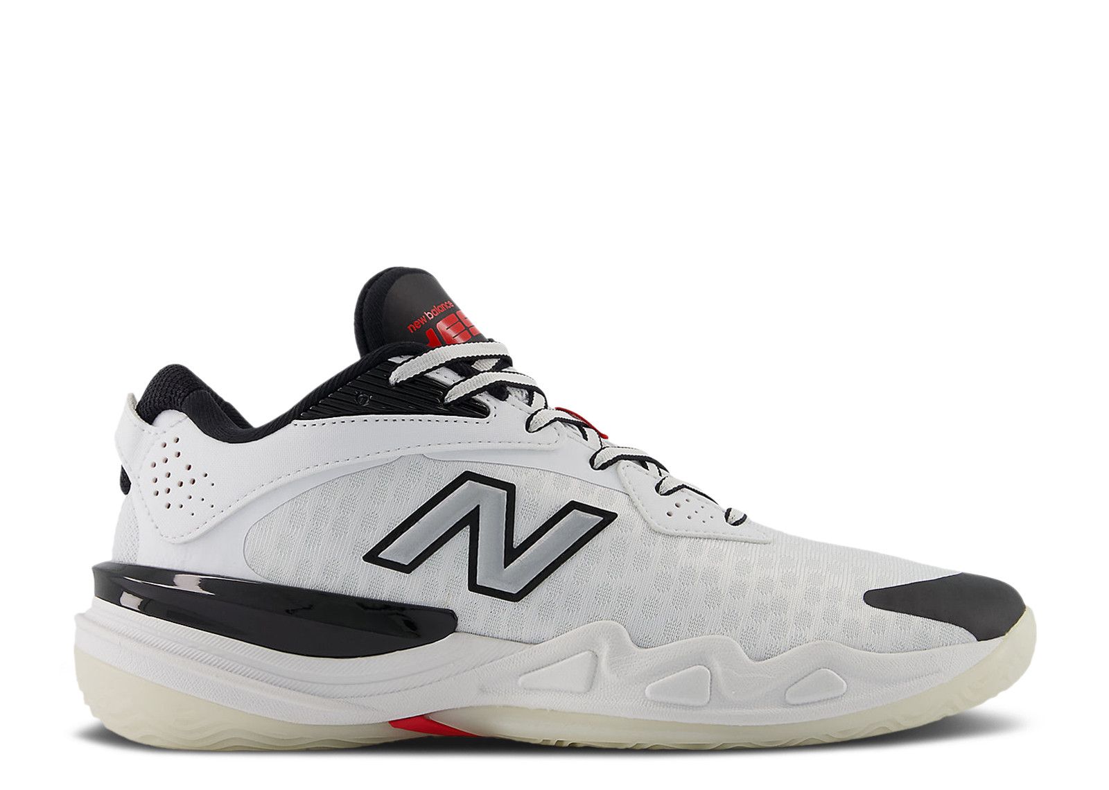 New Balance Hesi Low V2 'White Team Red Black'