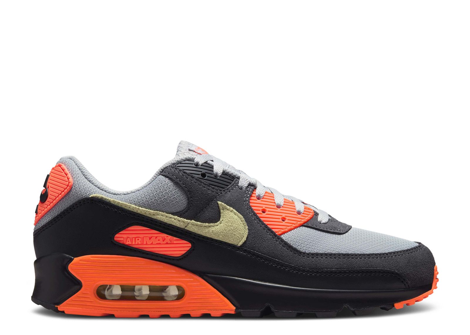 Air Max 90 'Smoke Grey Hyper Crimson' Nike DM0029 018 light