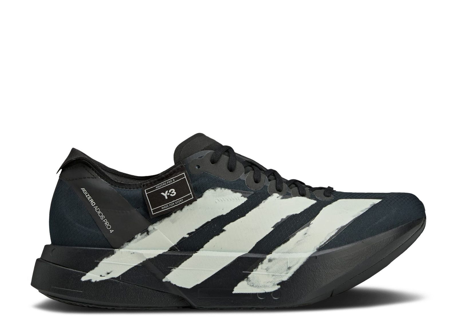 Y 3 Adizero Adios Pro 4 'Black Off White' - Adidas - JR6655