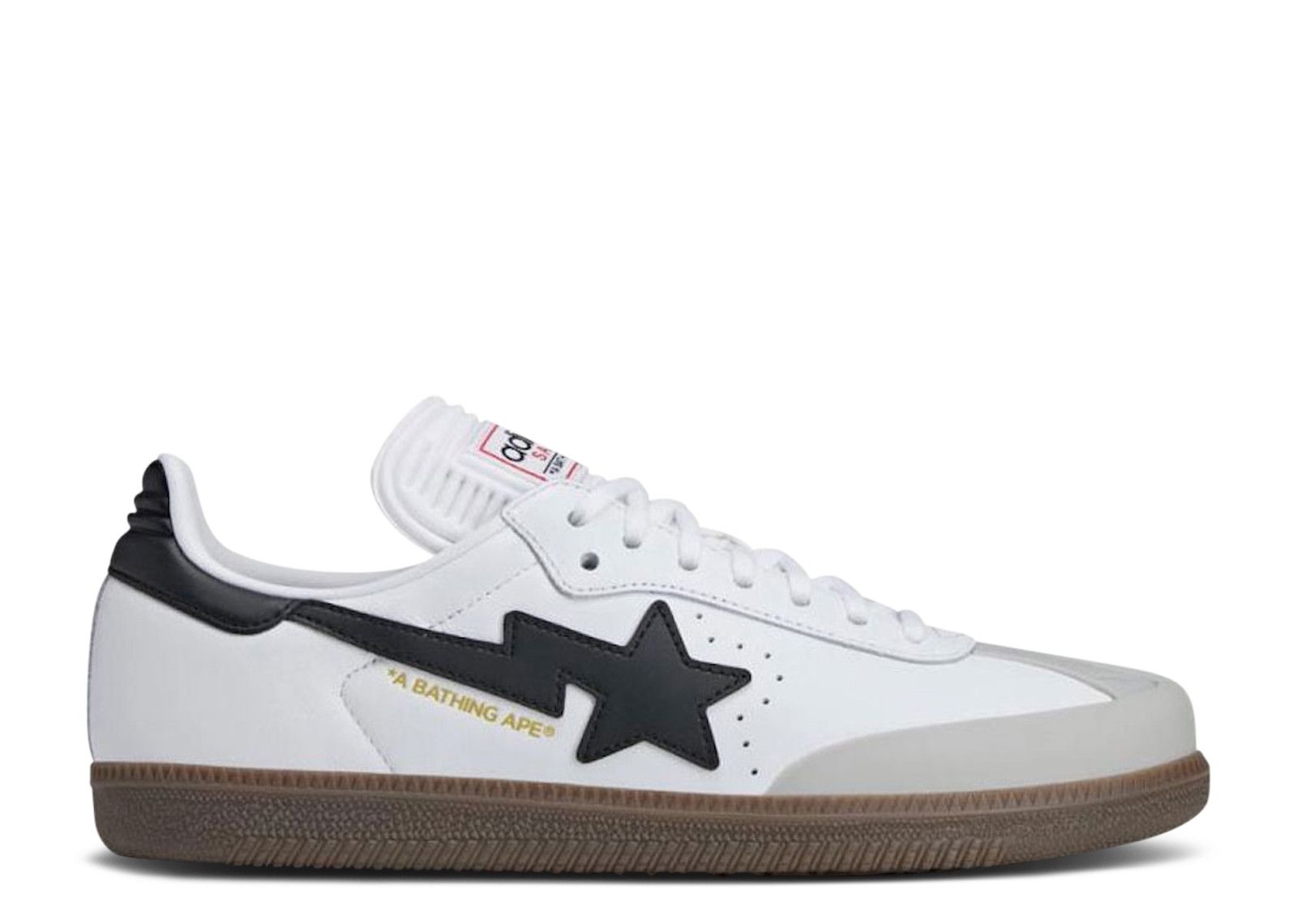 Adidas BAPE x Samba 'White Black Gum'